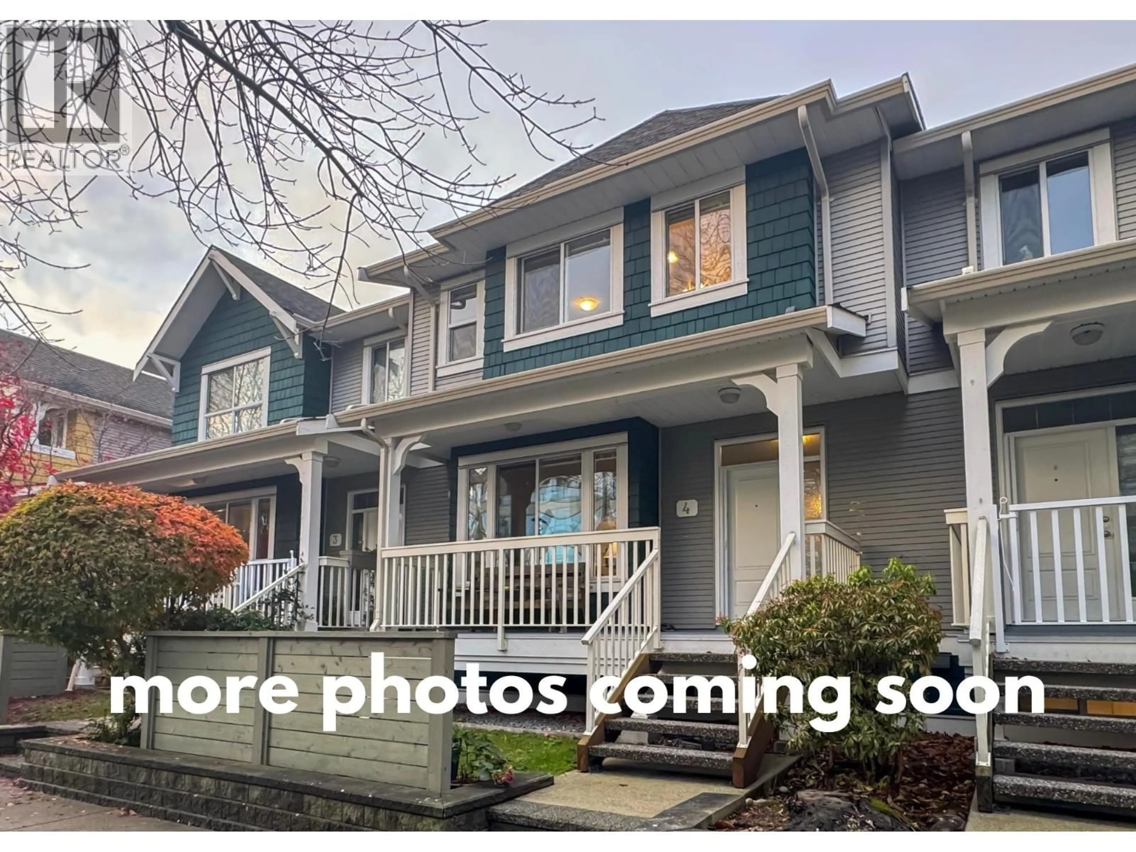 A pic from outside/outdoor area/front of a property/back of a property/a pic from drone, street for 4 - 5999 ANDREWS ROAD, Richmond British Columbia V7E6V1