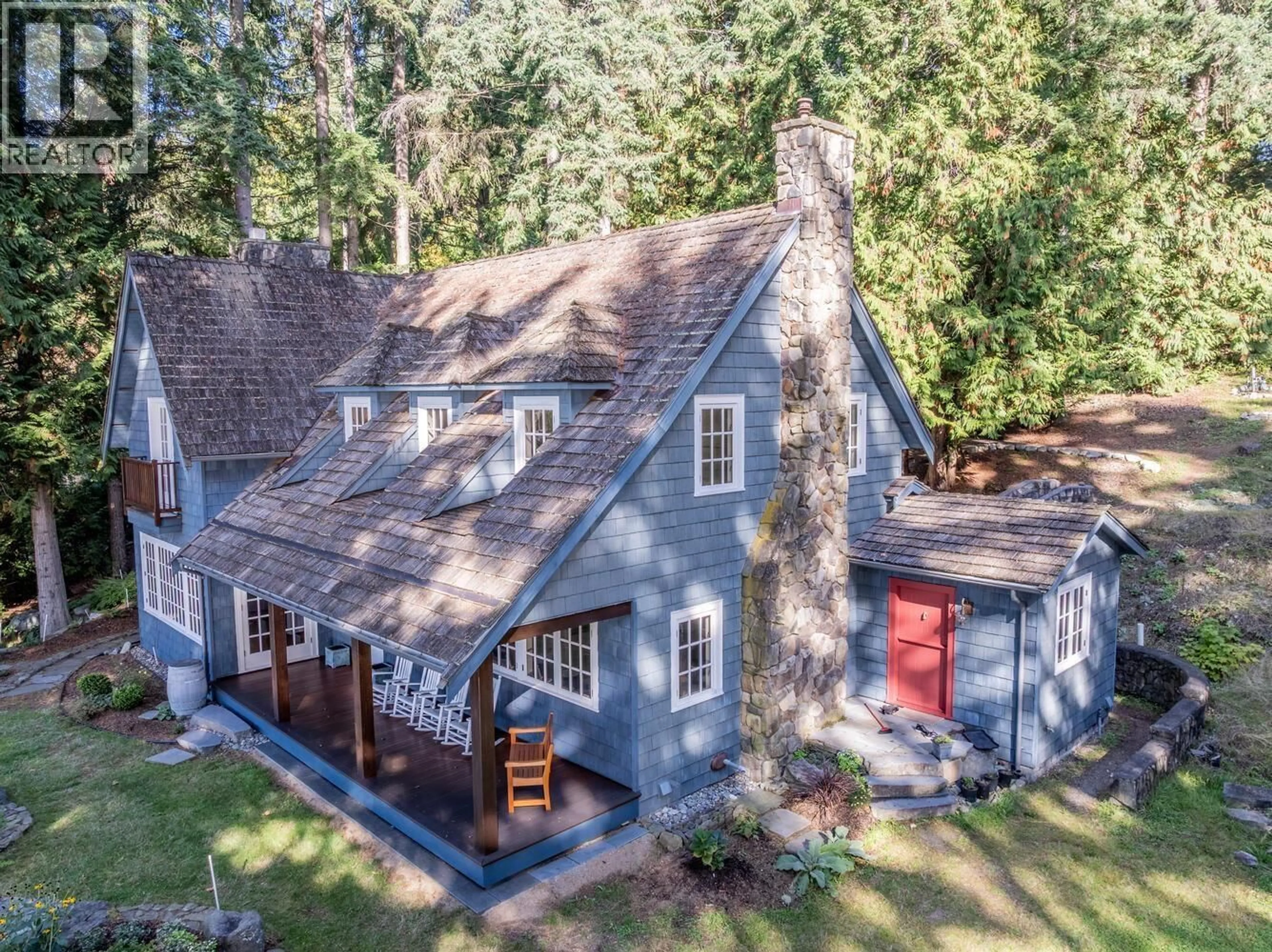 A pic from outside/outdoor area/front of a property/back of a property/a pic from drone, street for 1289 GOWER POINT ROAD, Gibsons British Columbia V0N1V3