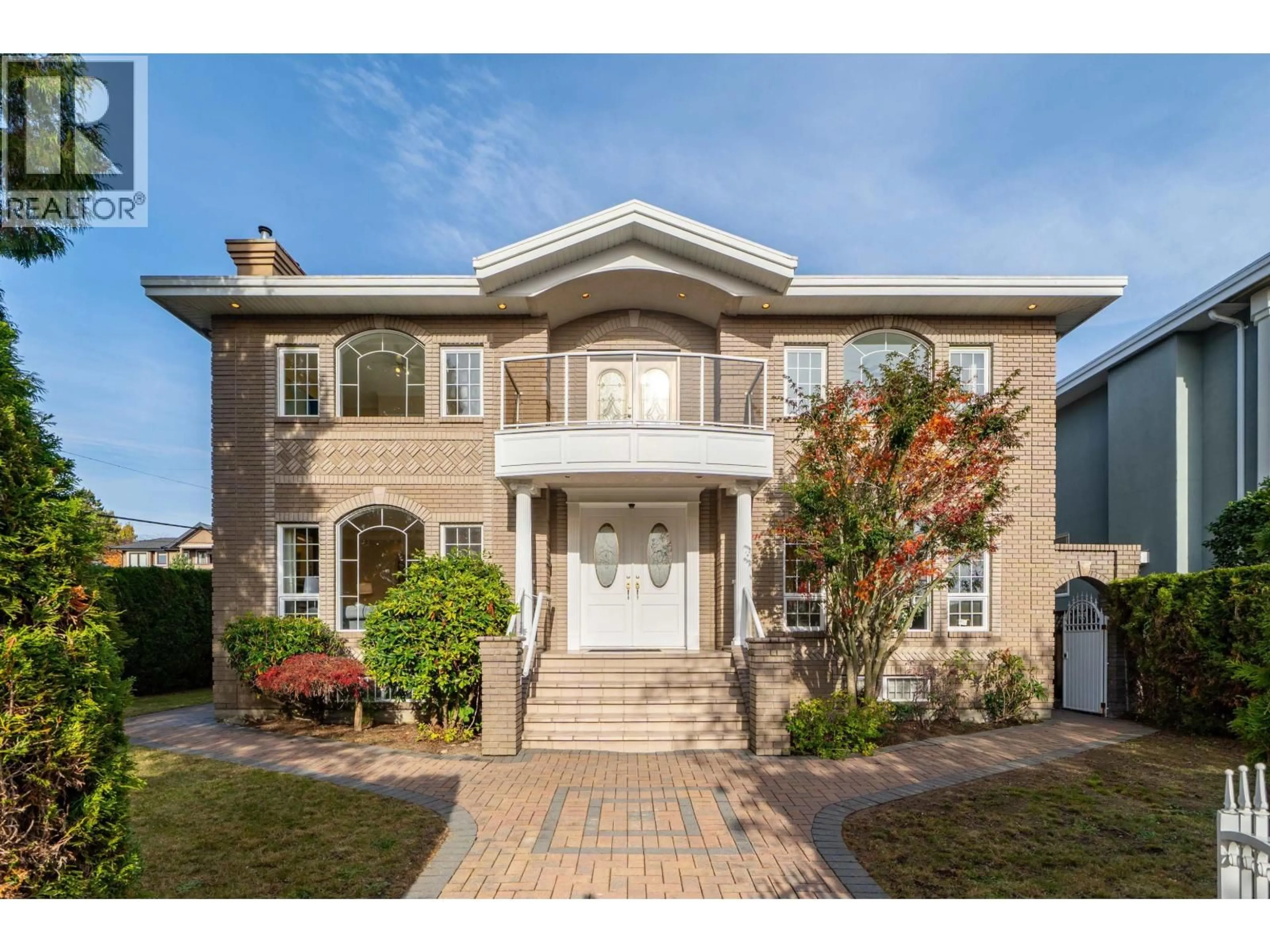 Home with brick exterior material, street for 6111 KITCHENER STREET, Burnaby British Columbia V5B2J5