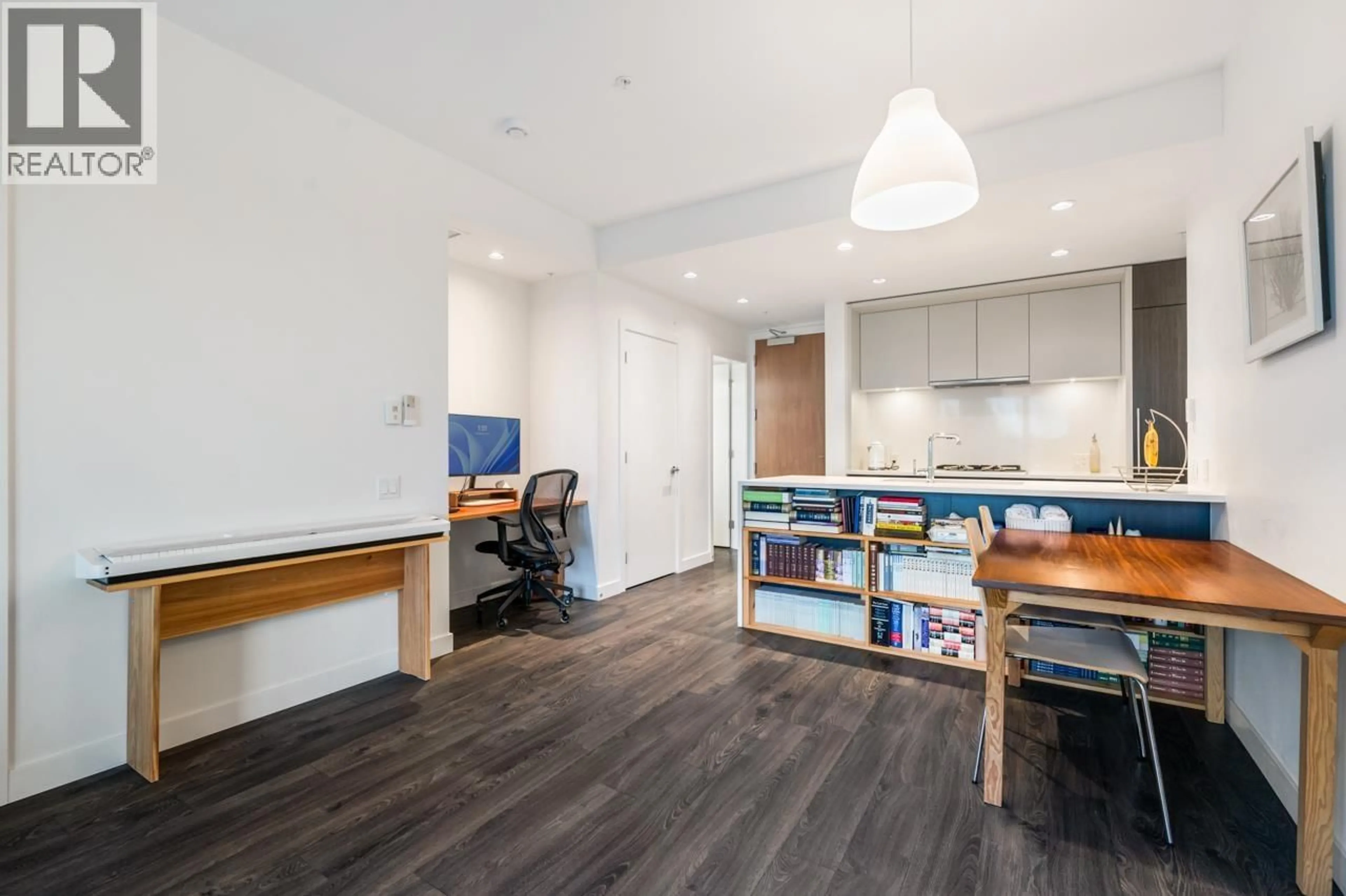 Open concept kitchen, wood/laminate floor for PH6 - 6677 CAMBIE STREET, Vancouver British Columbia V6P0E6