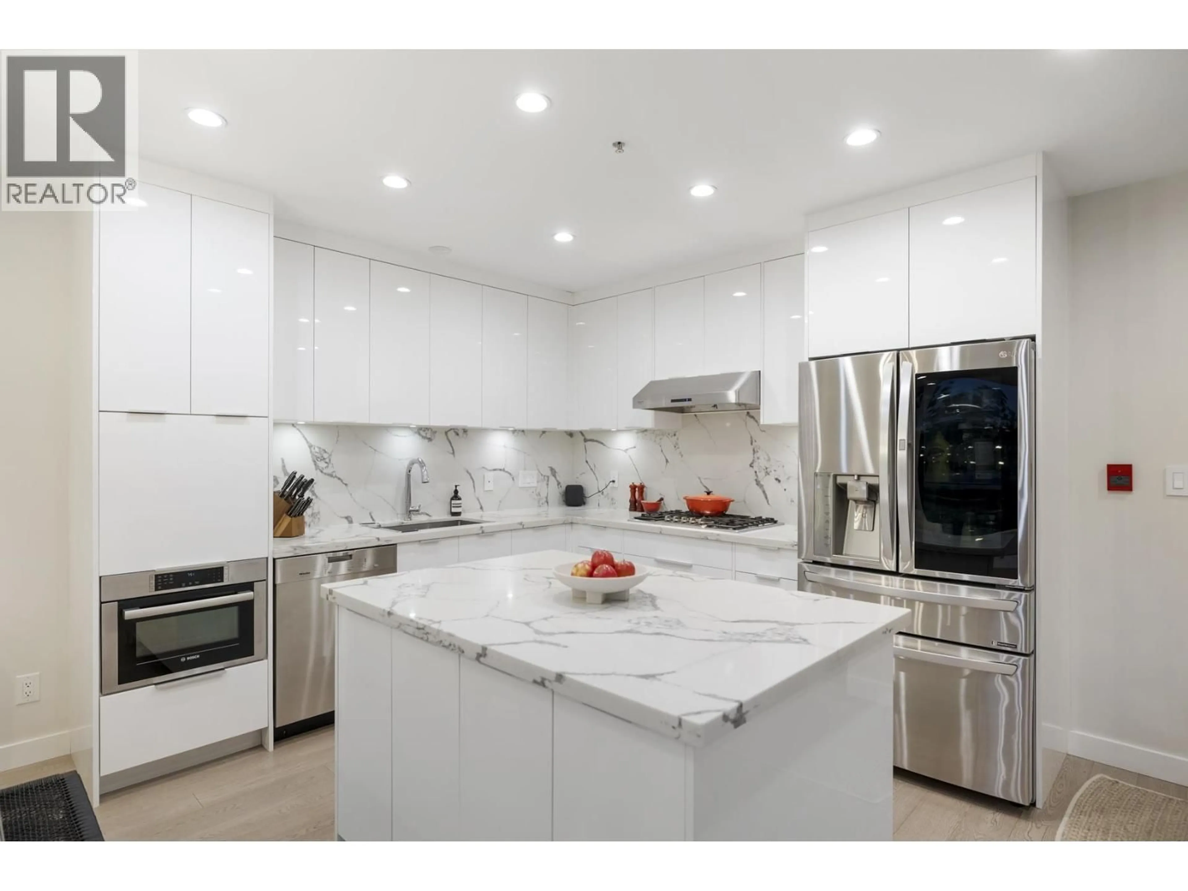 Contemporary kitchen, ceramic/tile floor for 211 - 1961 COLLINGWOOD STREET, Vancouver British Columbia V6R3K6