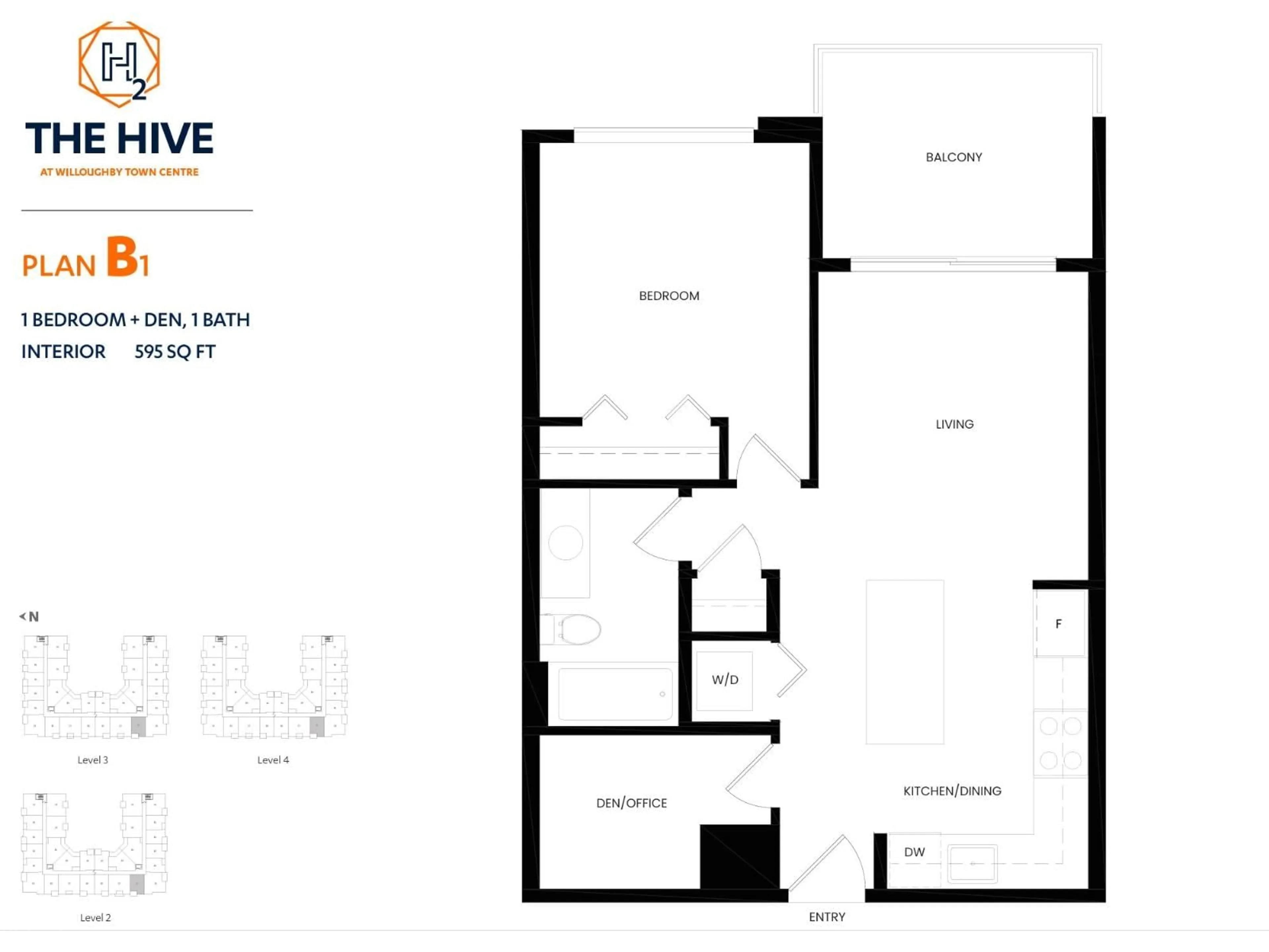 Floor plan for 412 - 7936 206 STREET, Langley British Columbia V2Y3X8