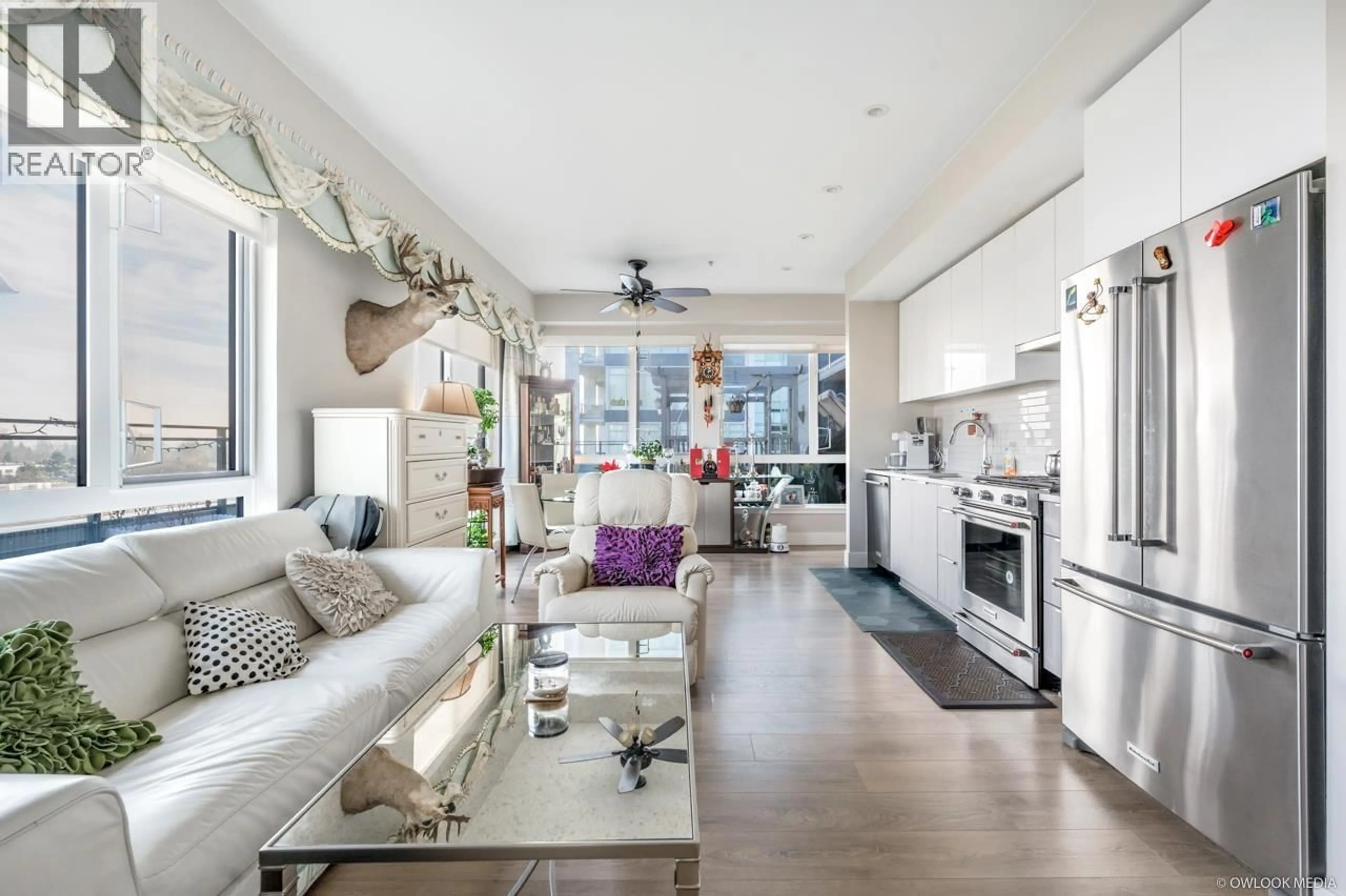 Open concept kitchen, unknown for 605 - 3588 SAWMILL CRESCENT, Vancouver British Columbia V5S0H5