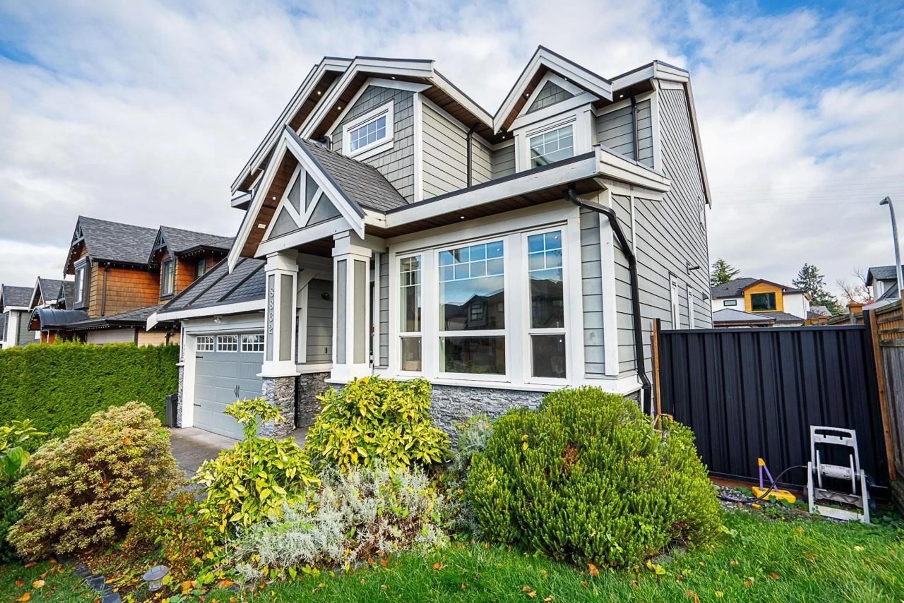 Home with vinyl exterior material, street for 8862 STEGAVIK, Delta British Columbia V4C0C6