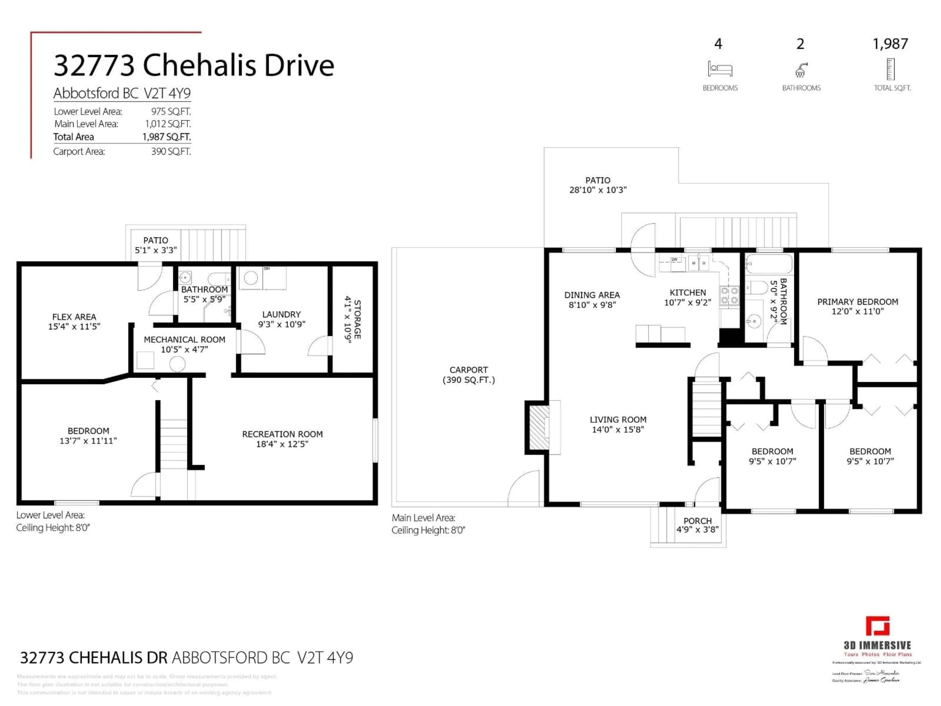 Floor plan for 32773 CHEHALIS, Abbotsford British Columbia V2T4Y9