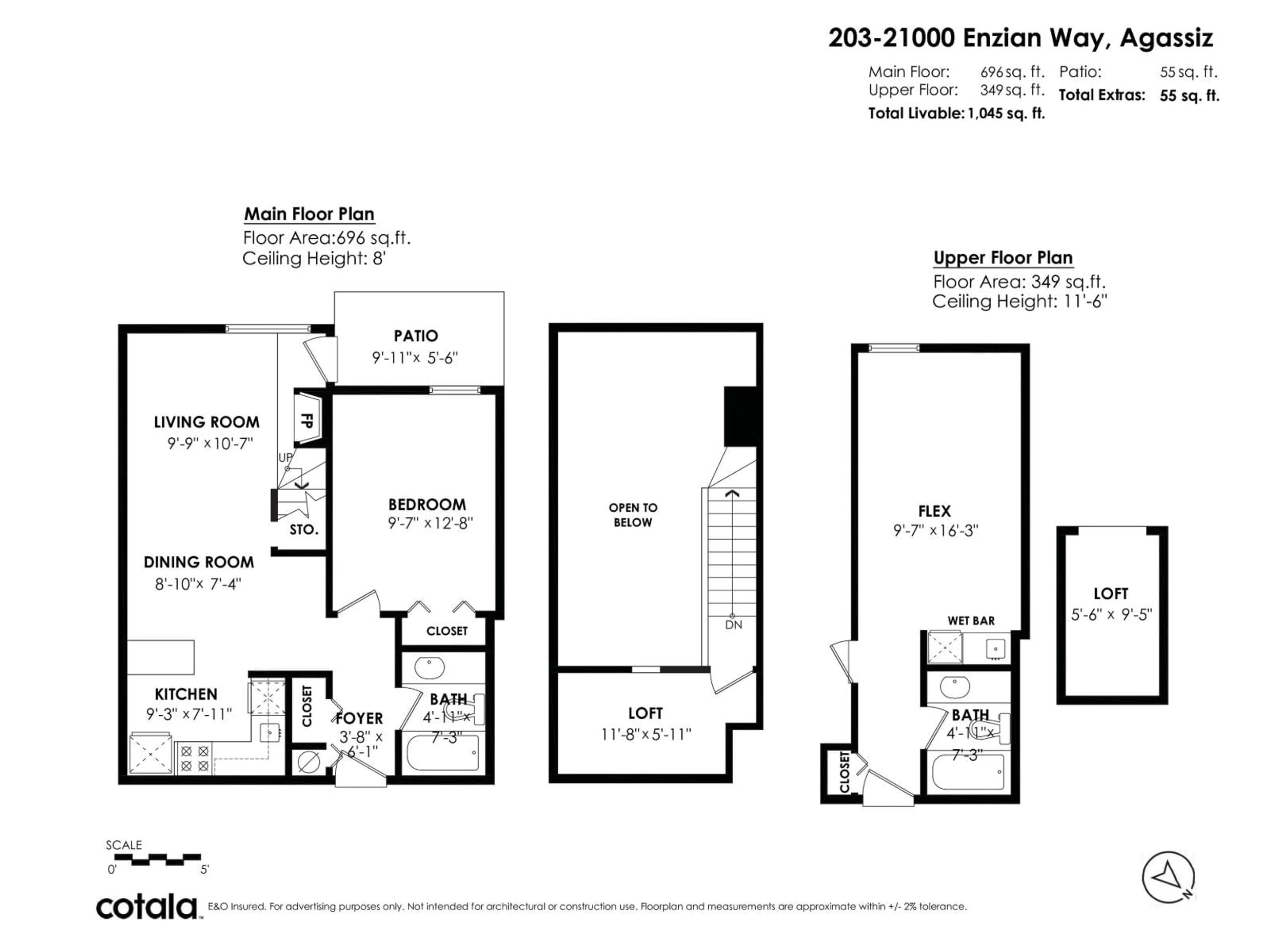 Floor plan for 203B - 21000 ENZIAN WAY, Mission British Columbia V0M1A1