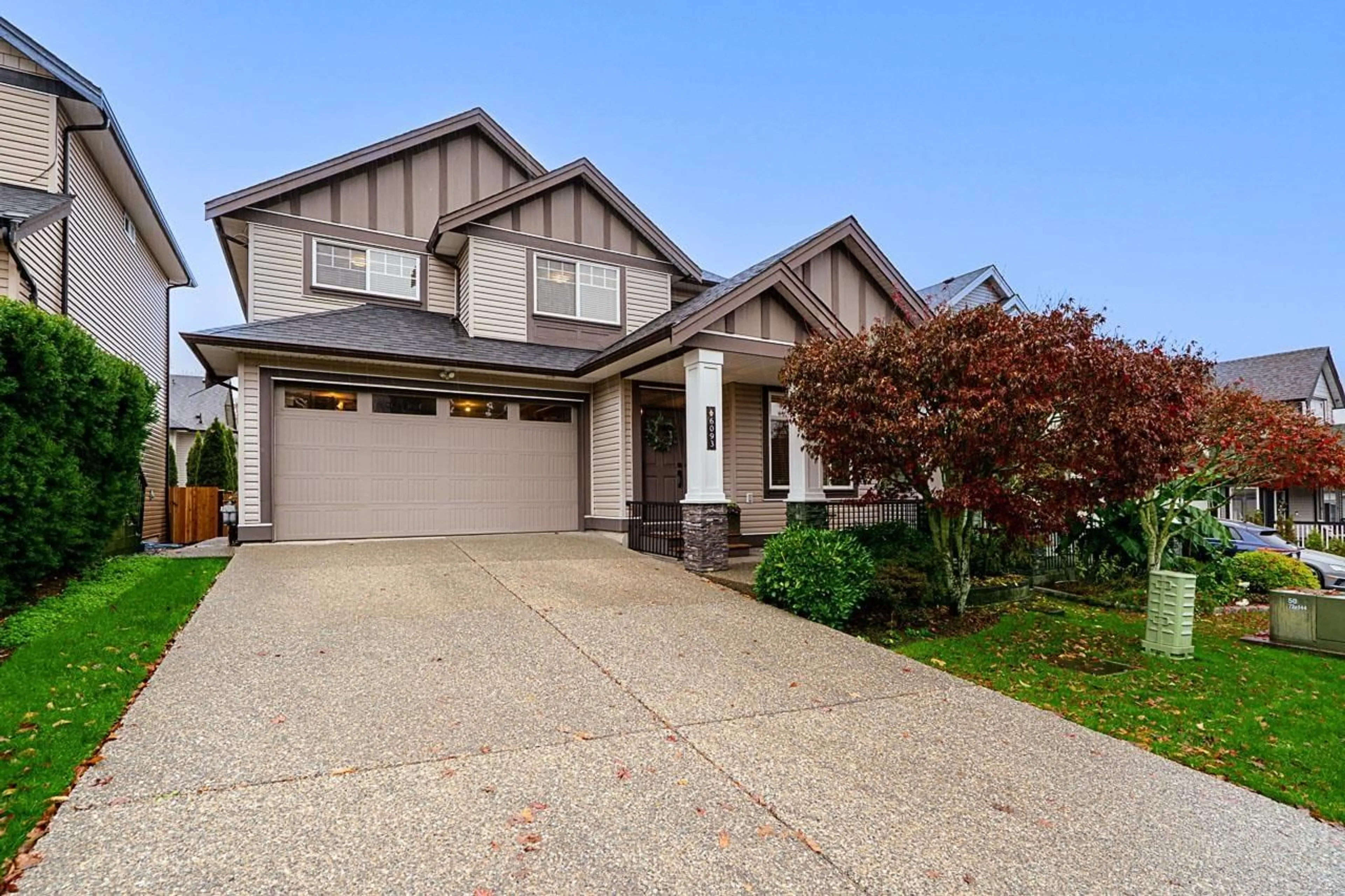 Home with vinyl exterior material, street for 6093 145A STREET, Surrey British Columbia V3S4R6