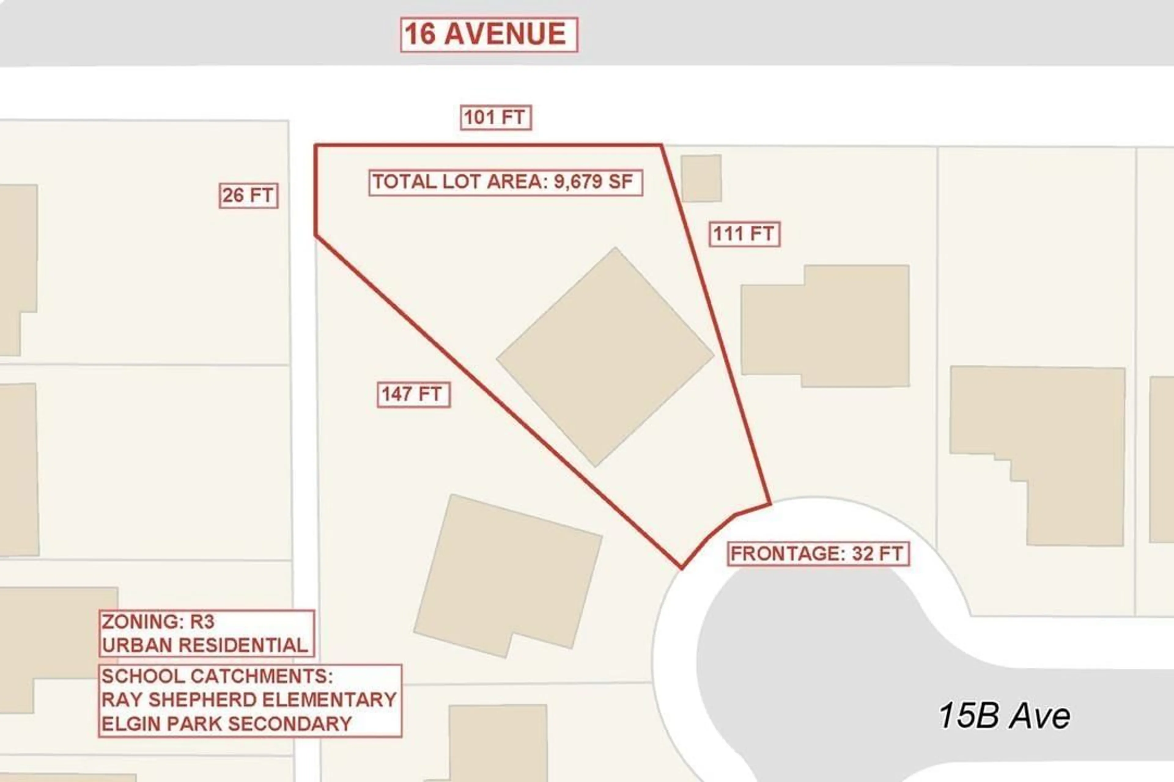 Picture of a map for 13317 15B, Surrey British Columbia V4A6C8