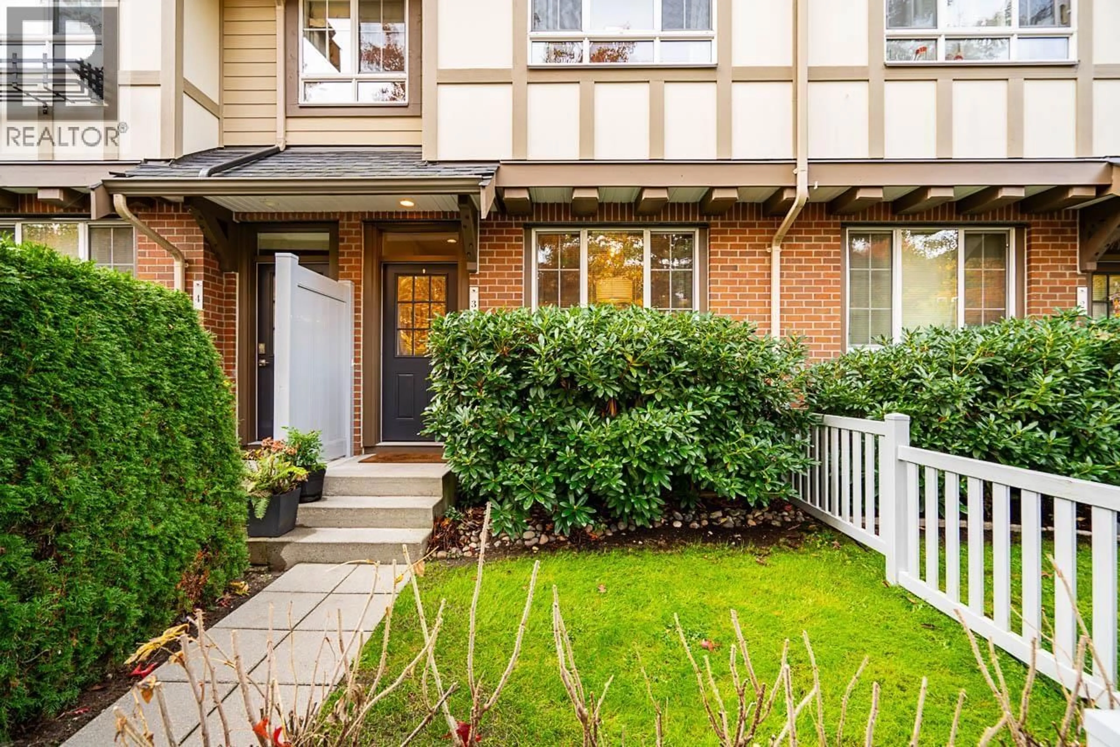 Home with brick exterior material, street for 3 - 1338 HAMES CRESCENT, Coquitlam British Columbia V3E0J2