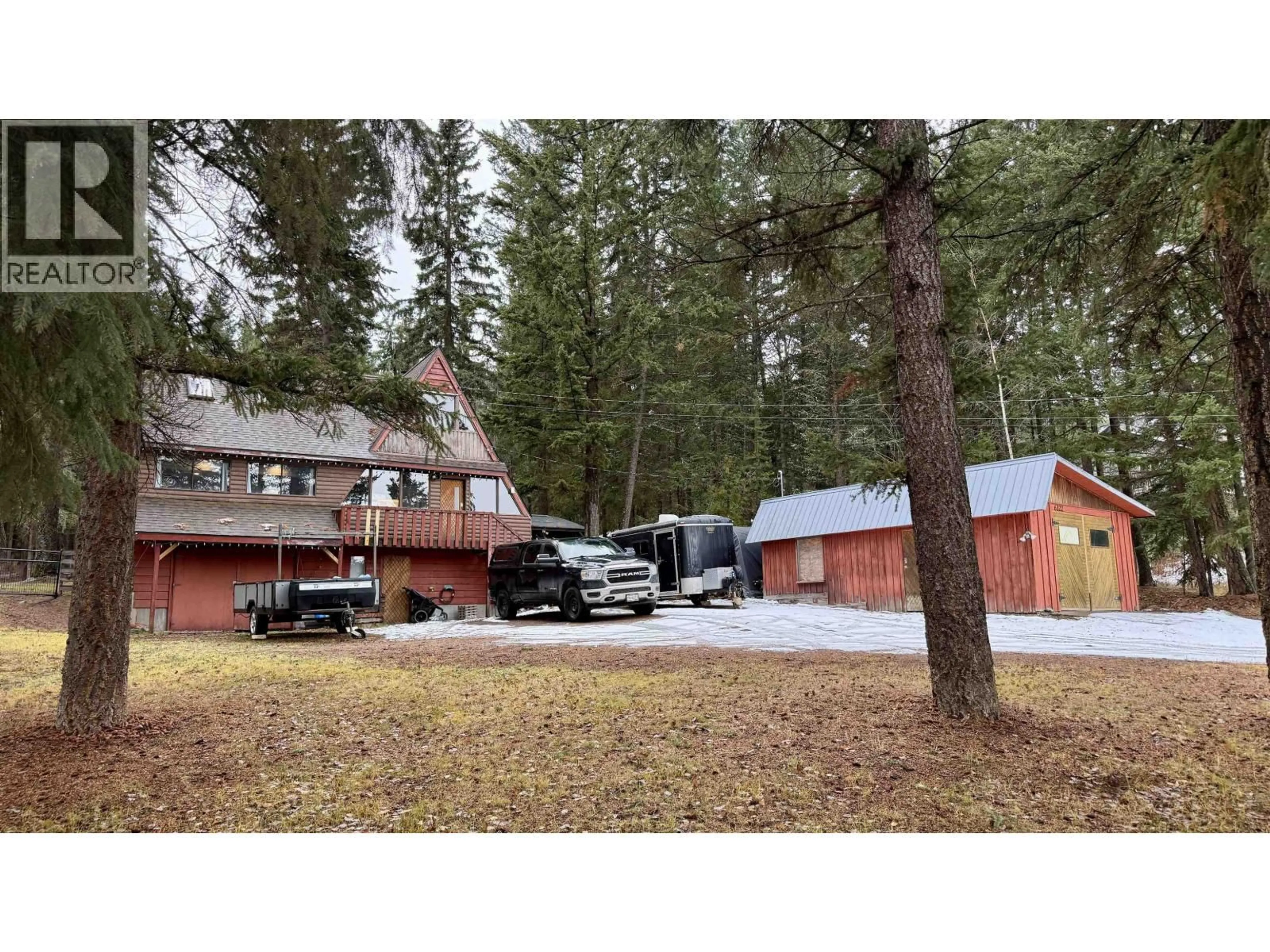 A pic from outside/outdoor area/front of a property/back of a property/a pic from drone, unknown for 6322 MULLIGAN DRIVE, Horse Lake British Columbia V0K2E3