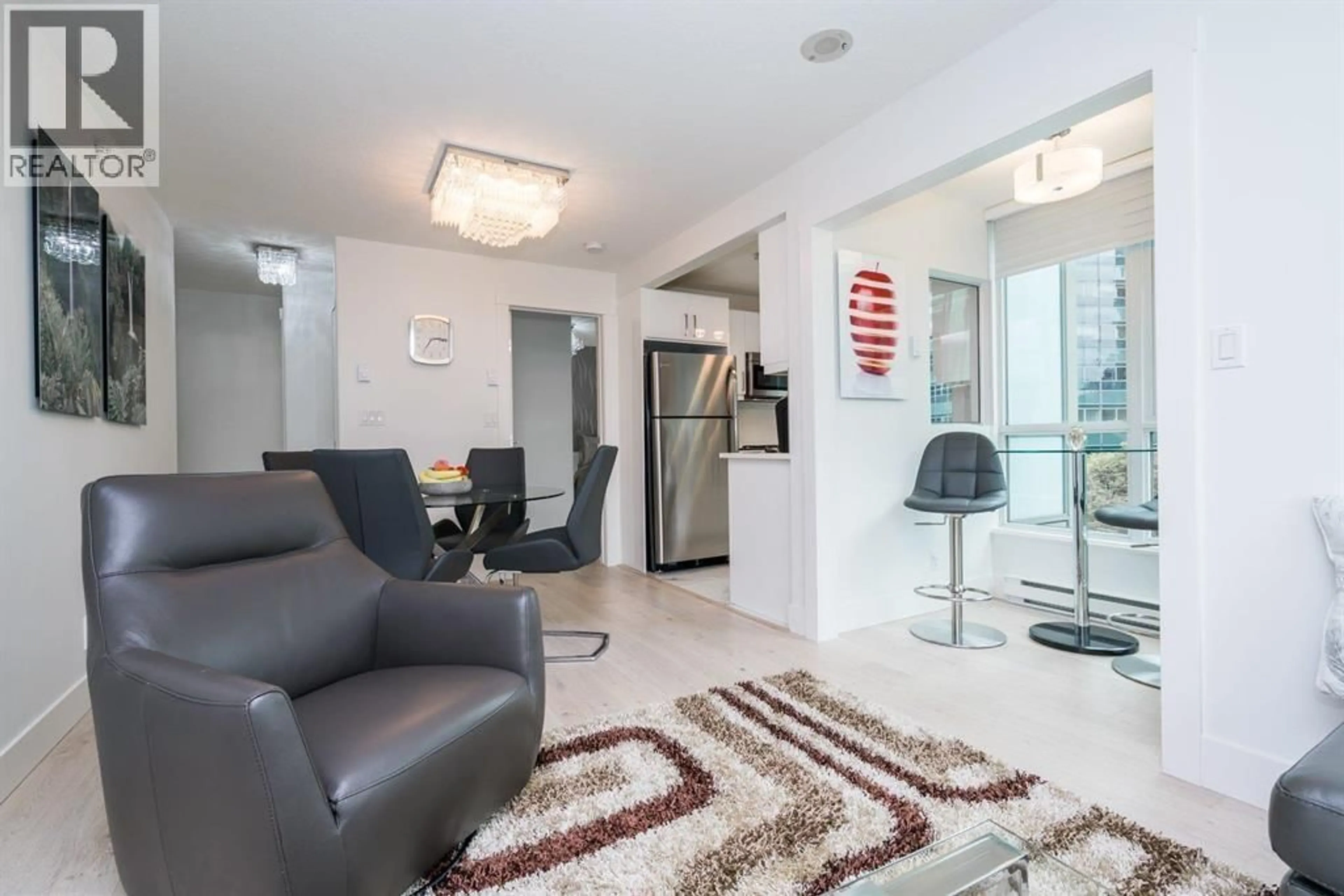 Living room with furniture, unknown for 902 - 1328 PENDER STREET, Vancouver British Columbia V6E4T1