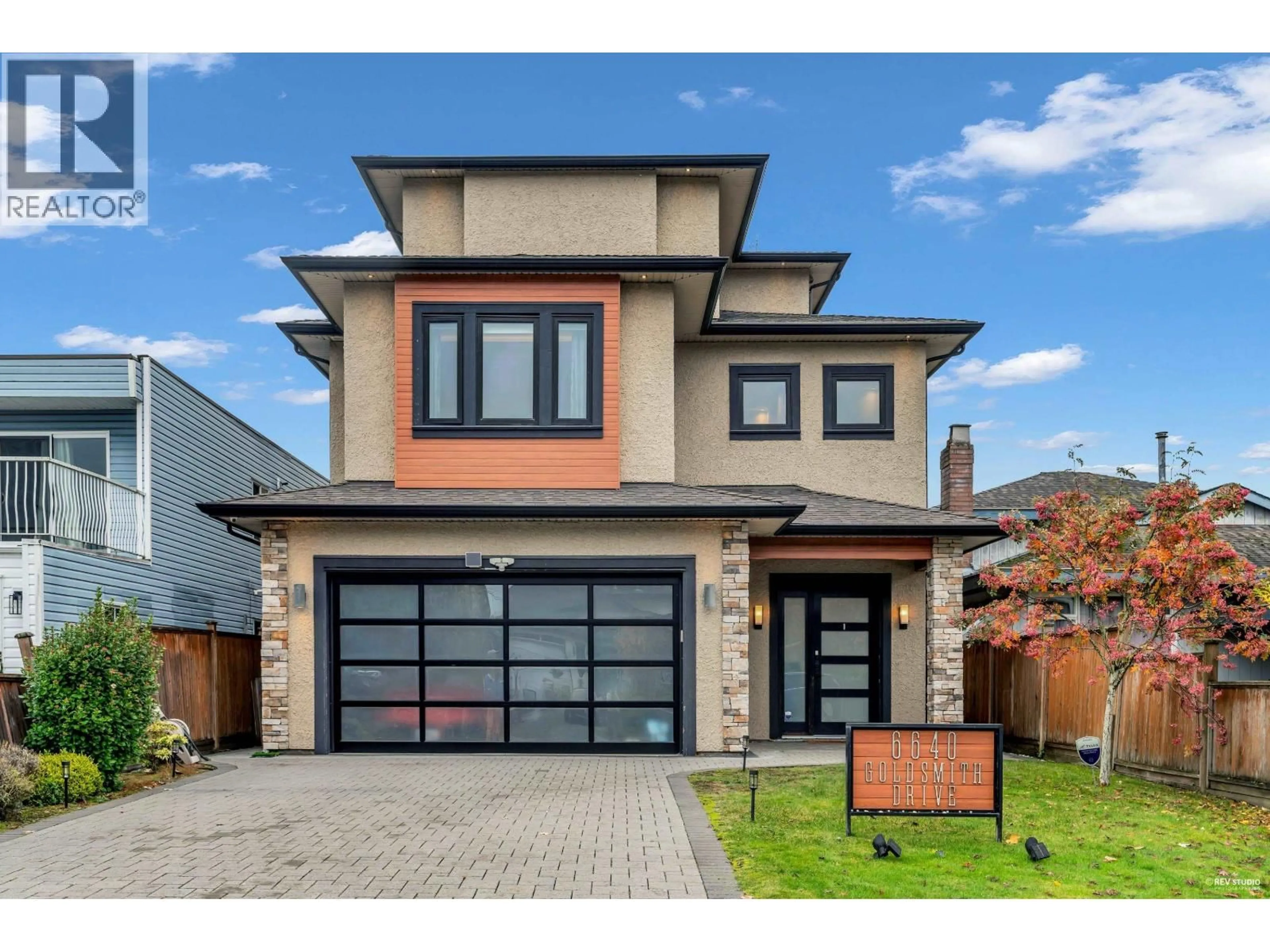 Home with brick exterior material, street for 6640 GOLDSMITH DRIVE, Richmond British Columbia V7E4G5