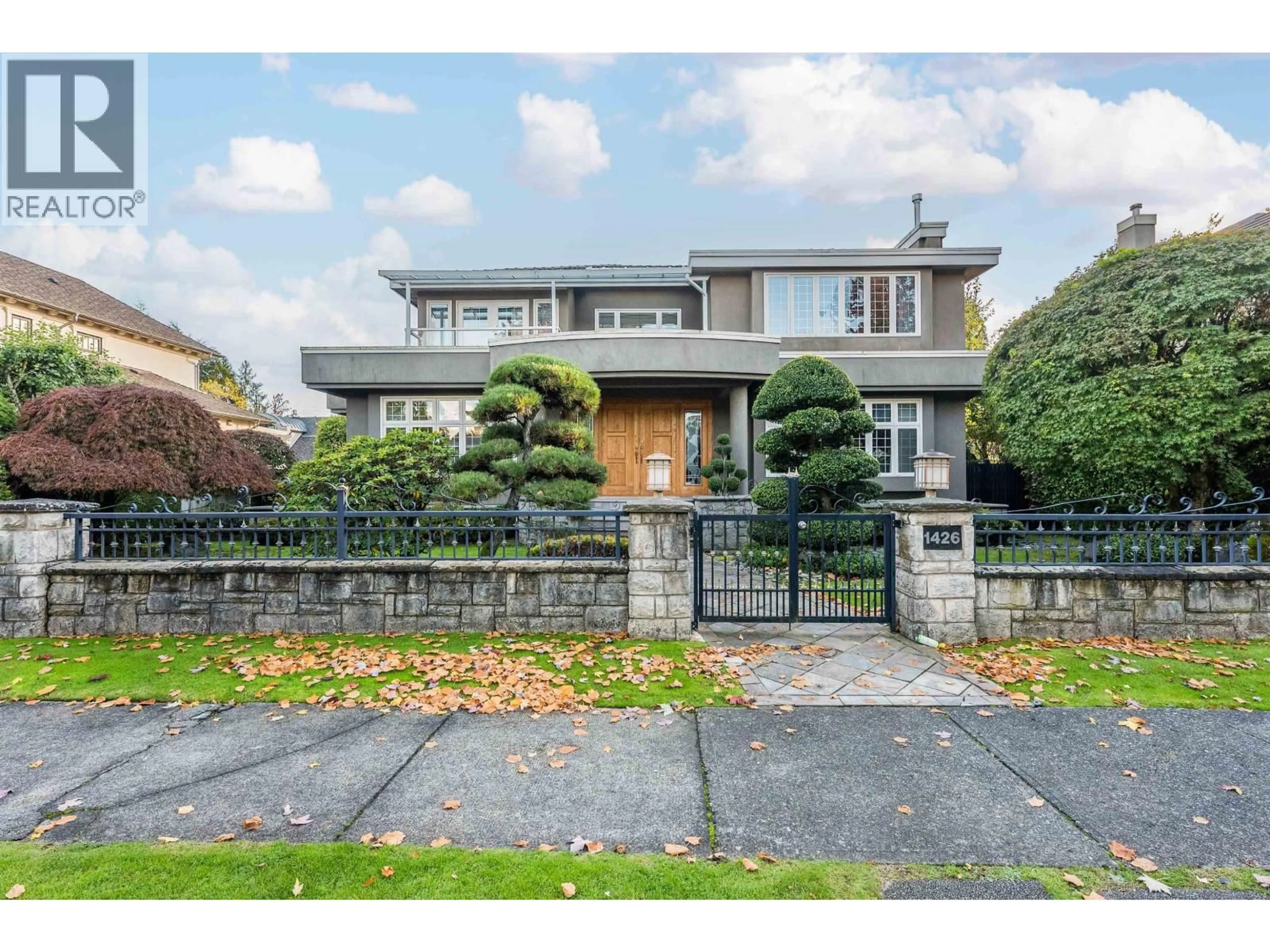 A pic from outside/outdoor area/front of a property/back of a property/a pic from drone, street for 1426 48TH AVENUE, Vancouver British Columbia V6M2P2