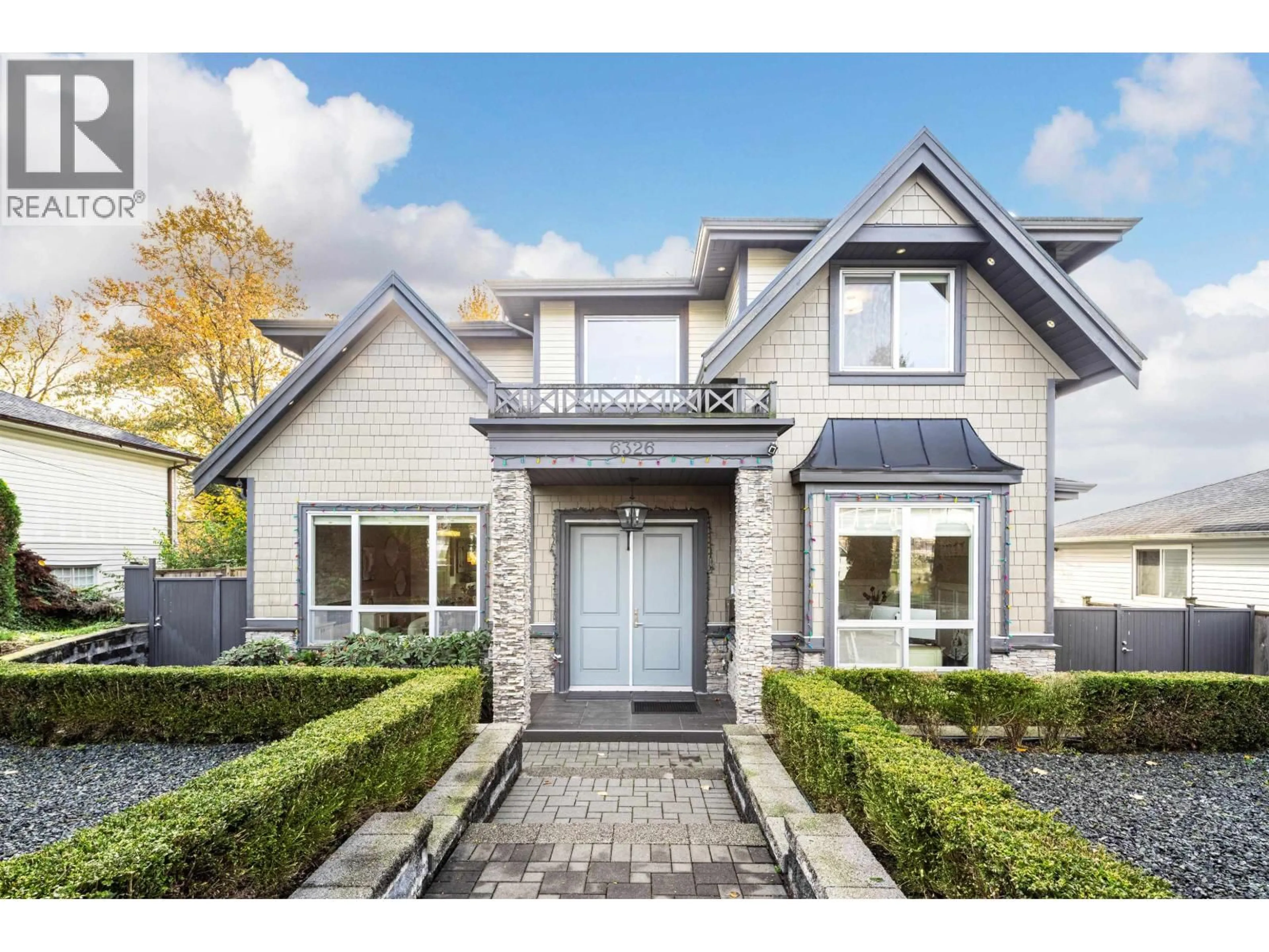 Home with brick exterior material, street for 6326 DAWSON STREET, Burnaby British Columbia V5B2W6