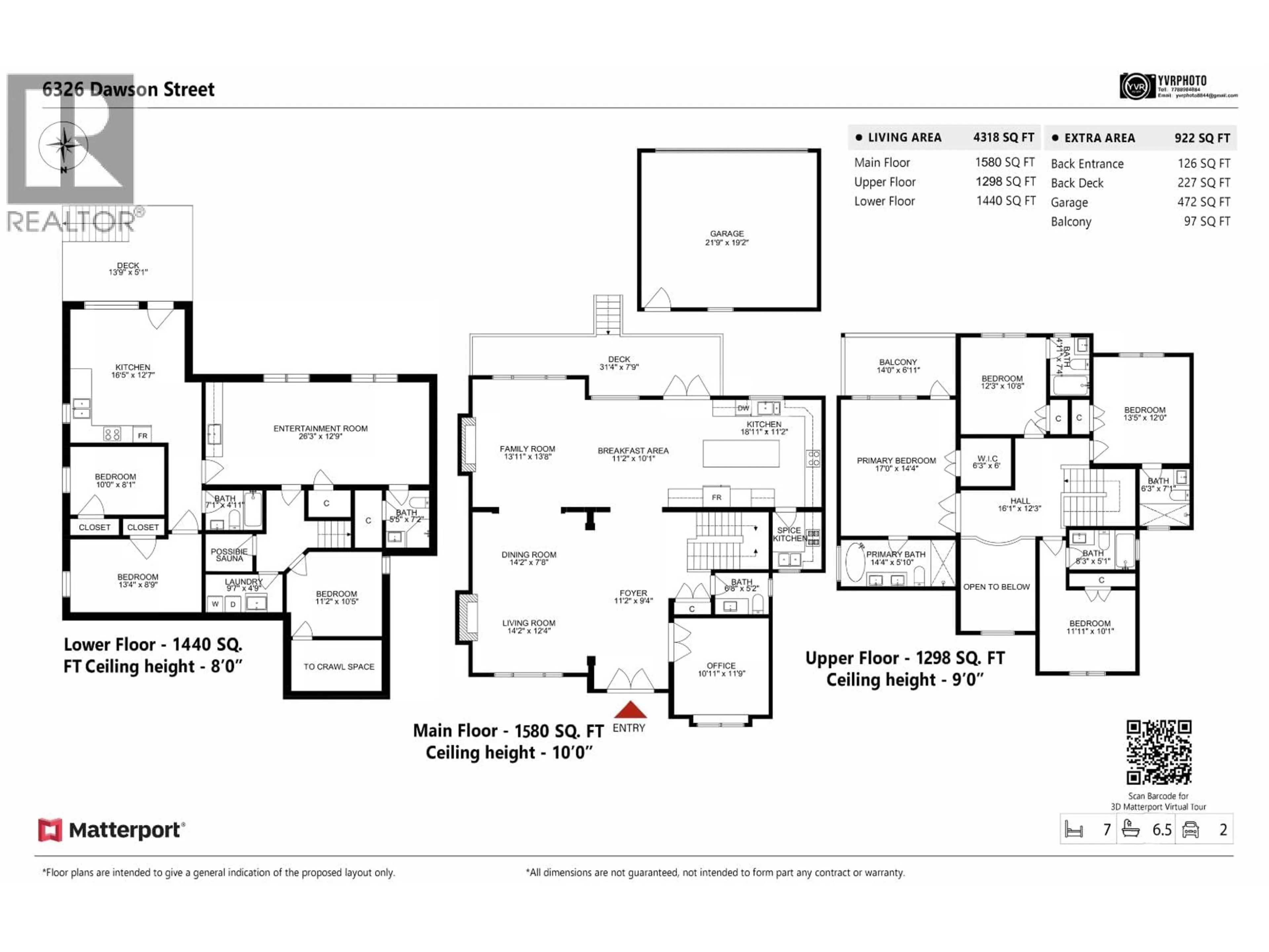 Floor plan for 6326 DAWSON STREET, Burnaby British Columbia V5B2W6