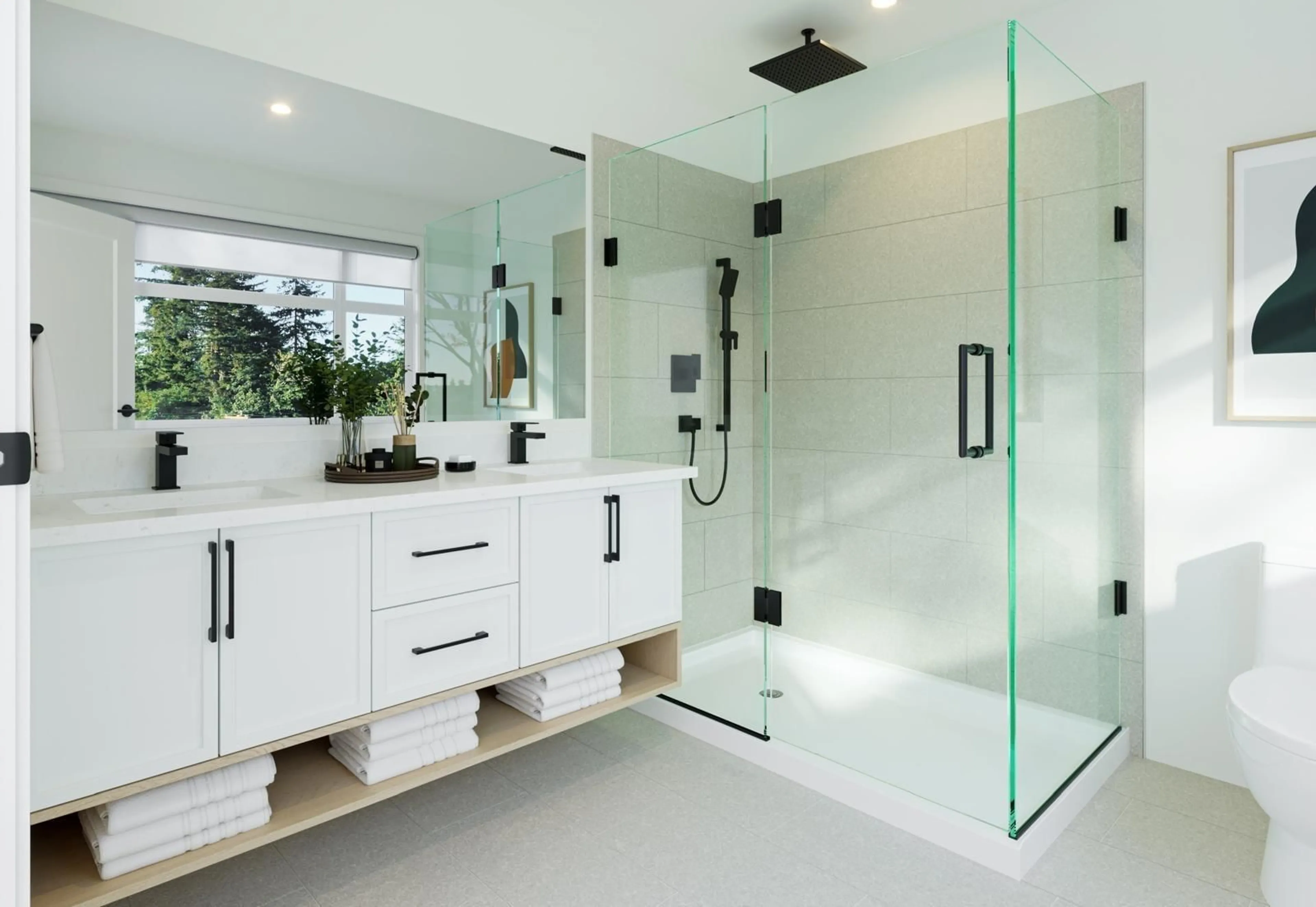 Contemporary bathroom, ceramic/tile floor for 15 - 7540 BRISKHAM, Mission British Columbia V3V3L9