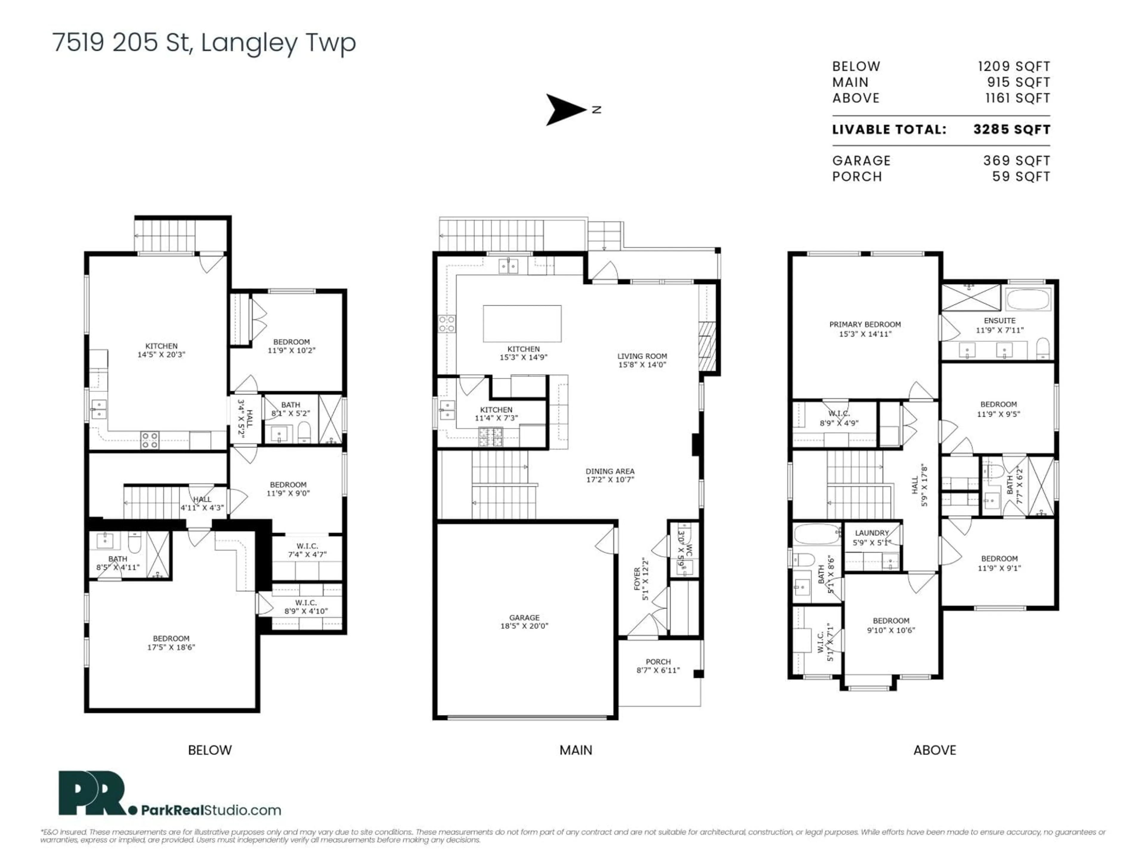 Floor plan for 7519 205, Langley British Columbia V2Y3S8