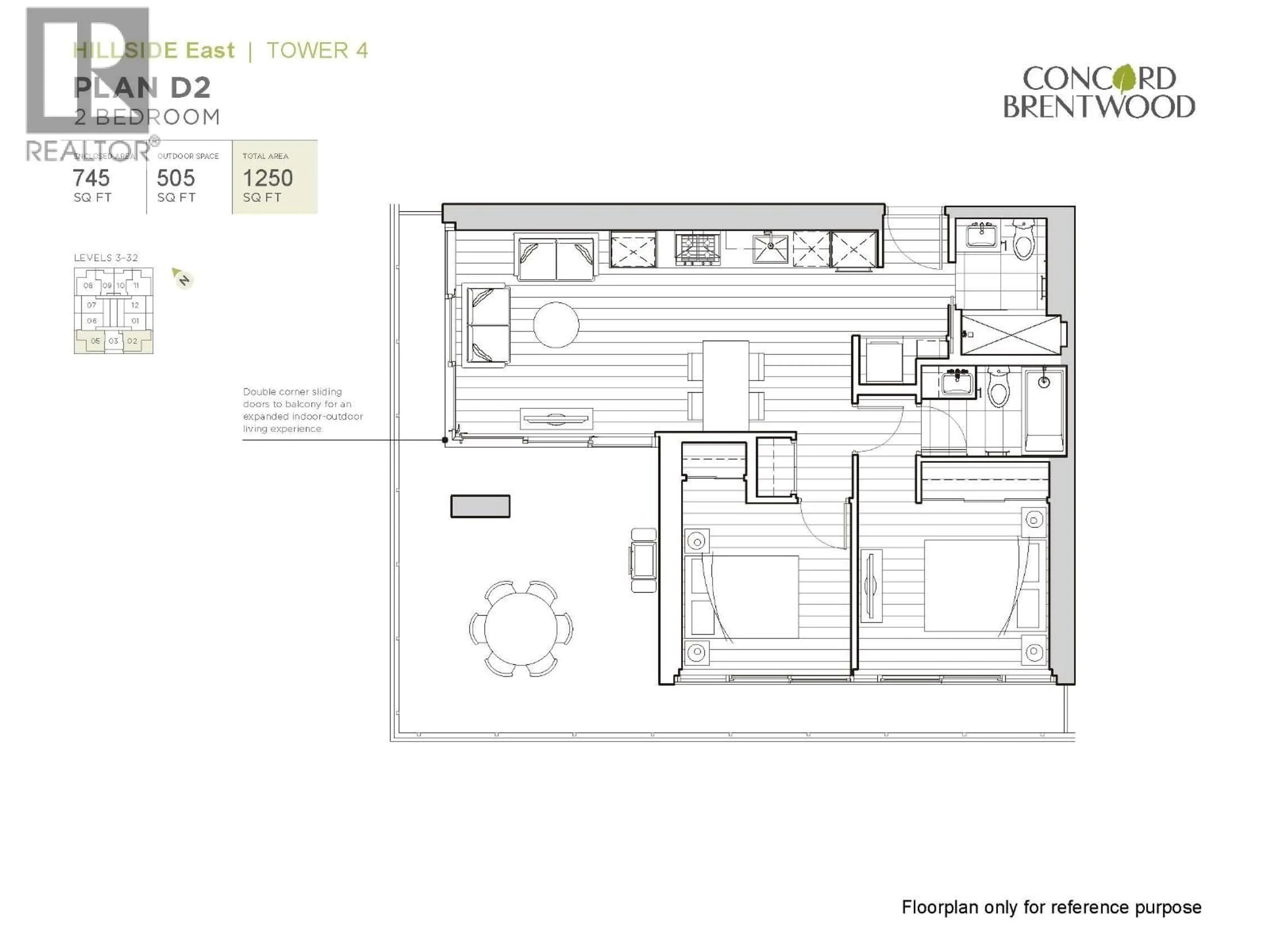Floor plan for 1602 - 4890 LOUGHEED HIGHWAY, Burnaby British Columbia V5C0N2