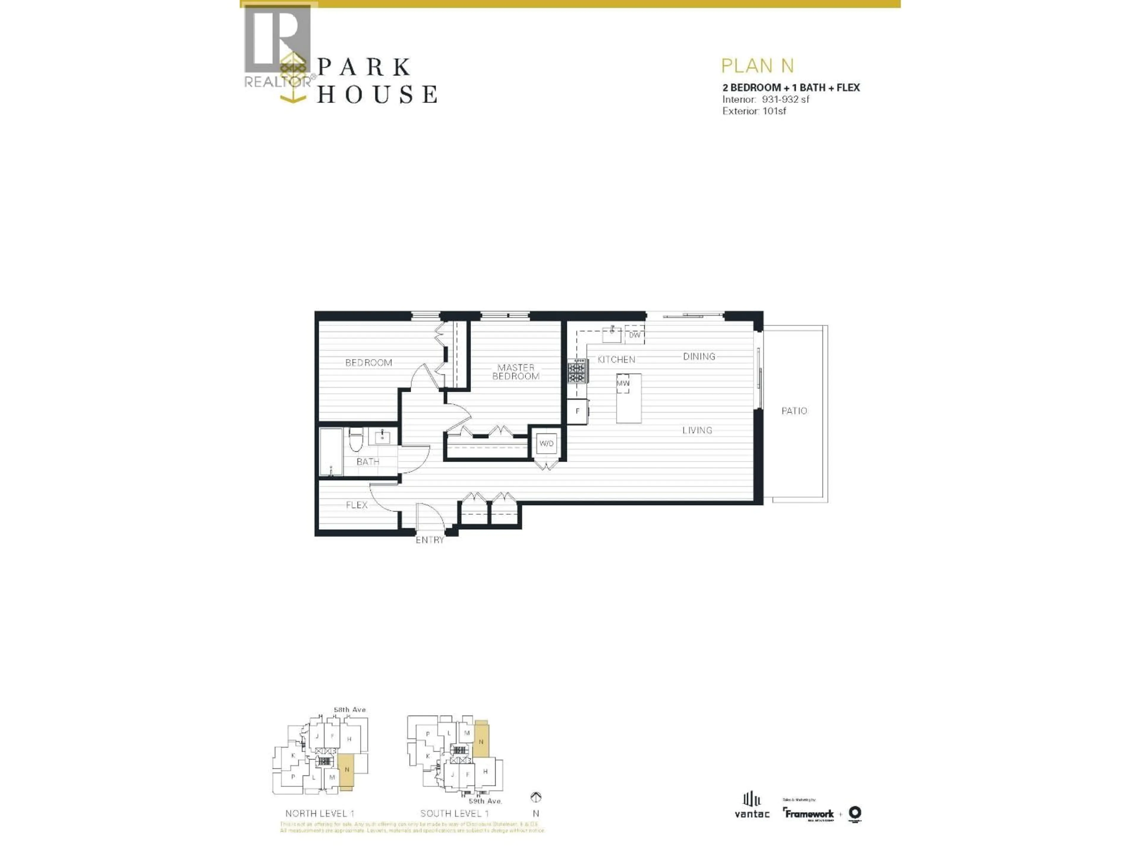 Floor plan for 105 - 477 59TH AVENUE, Vancouver British Columbia V5X1X4