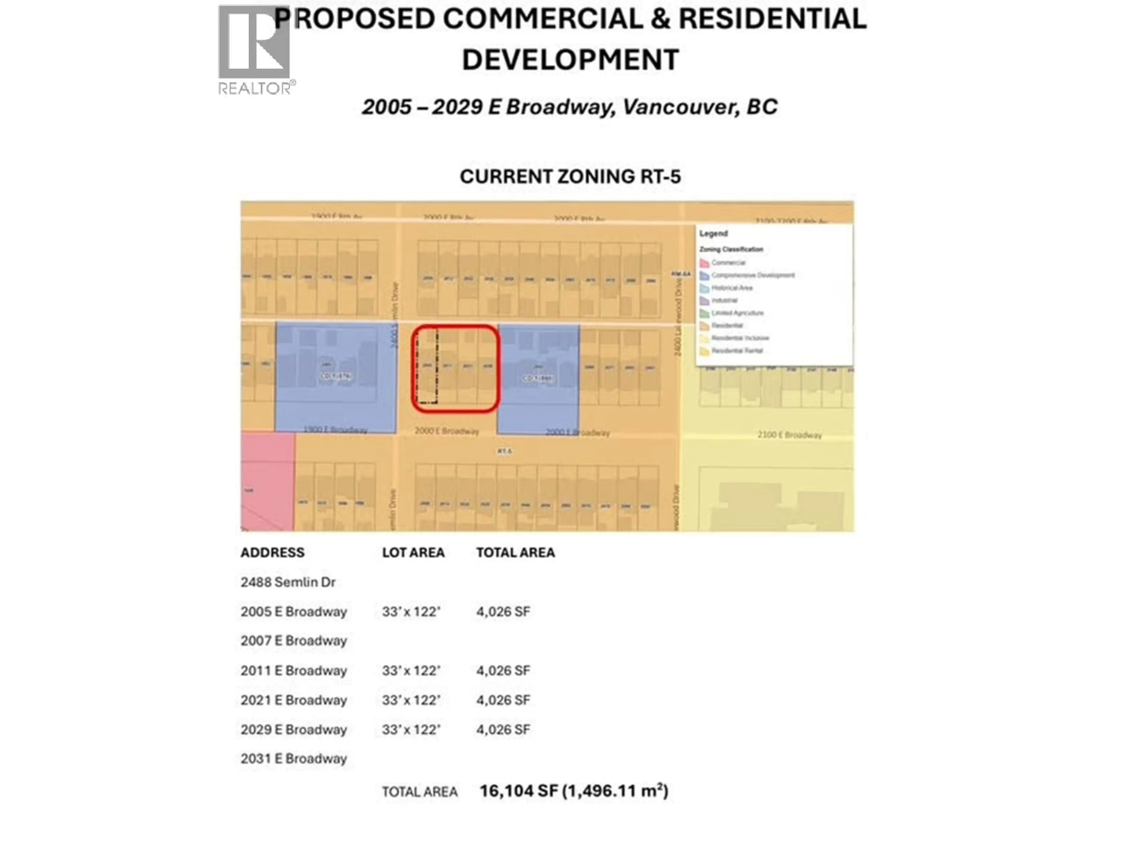 Floor plan for 2007 BROADWAY, Vancouver British Columbia V5N1W6