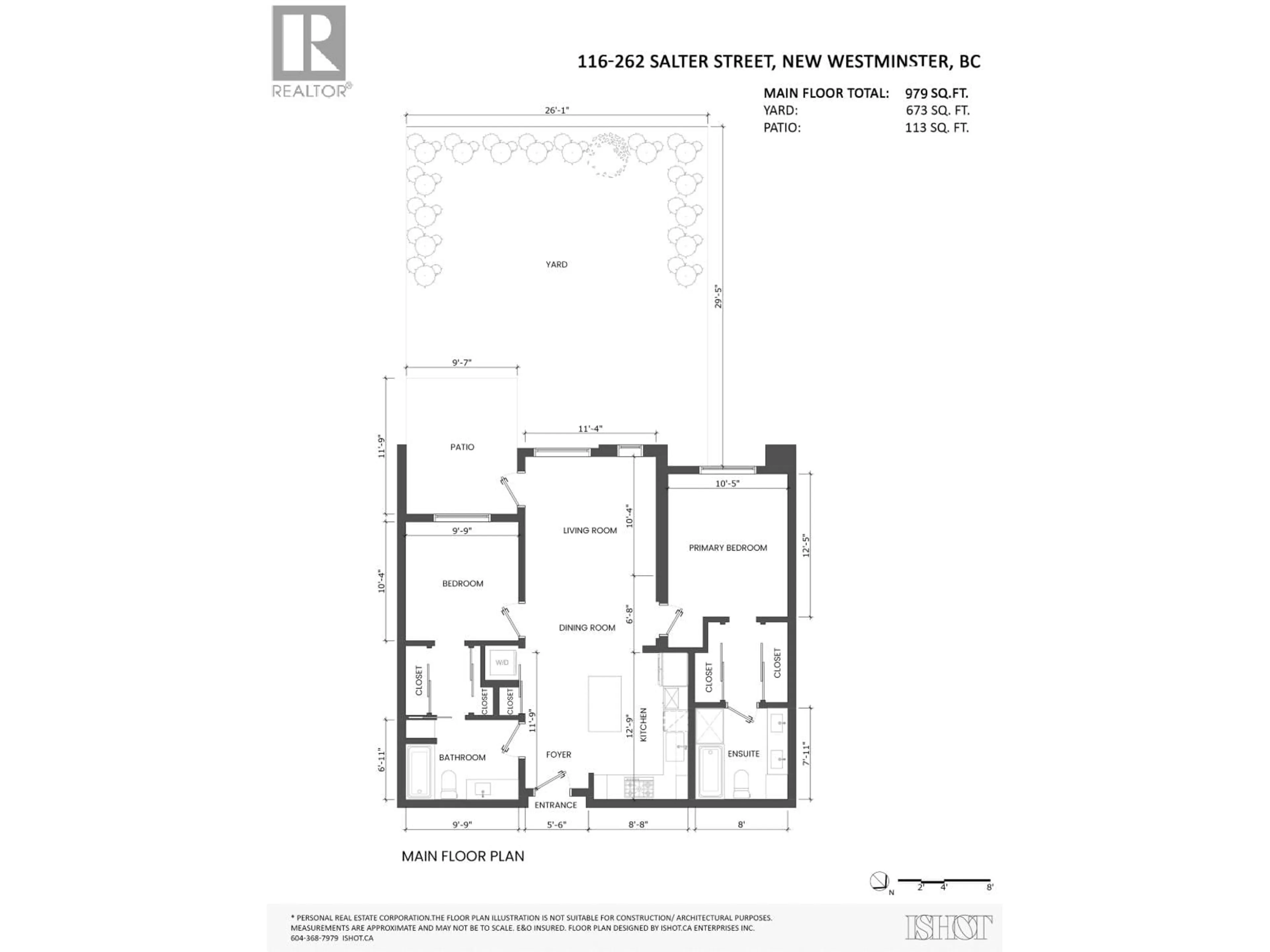 Floor plan for 116 - 262 SALTER STREET, New Westminster British Columbia V3M0J6