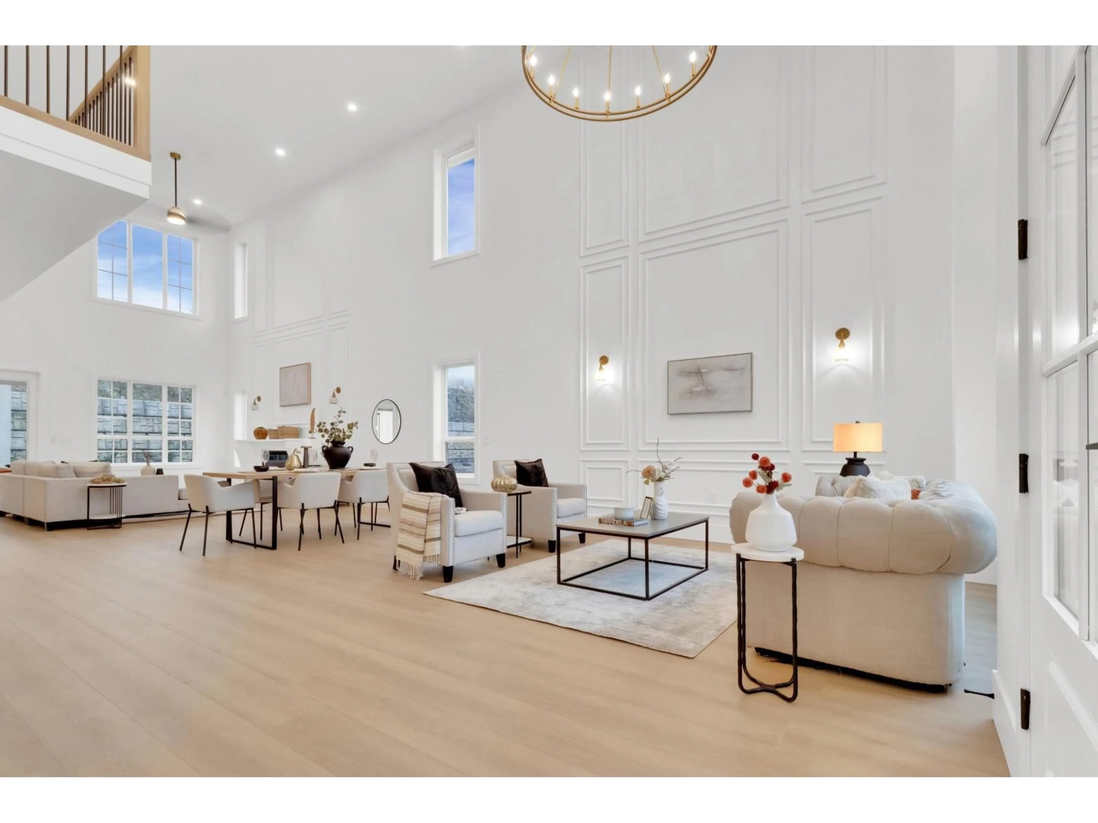 Living room with furniture, wood/laminate floor for 10032 TRILLIUM WAY, Rosedale British Columbia V0X1X1