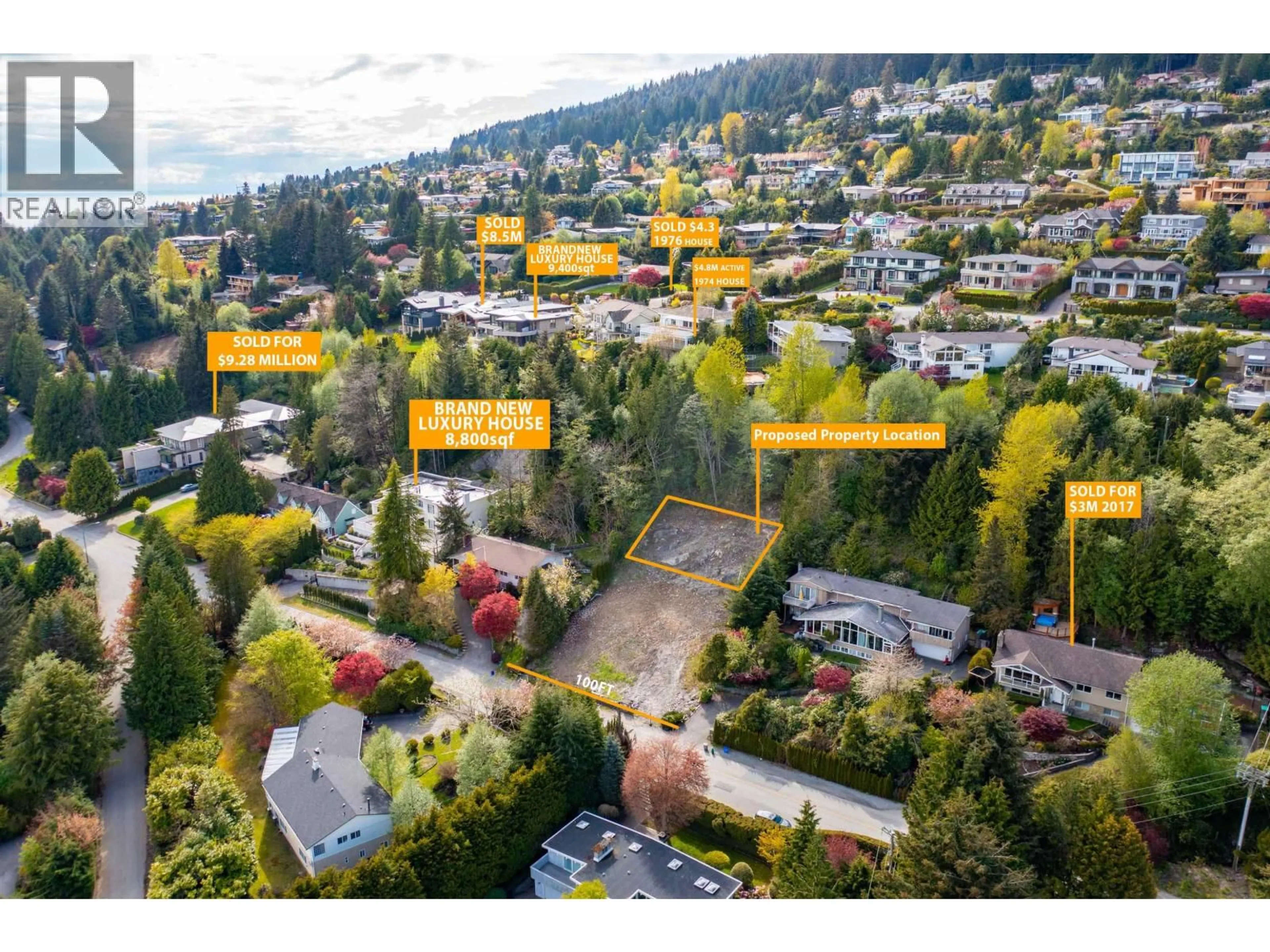 A pic from outside/outdoor area/front of a property/back of a property/a pic from drone, unknown for 705 ST. ANDREWS ROAD, West Vancouver British Columbia V7S1V5