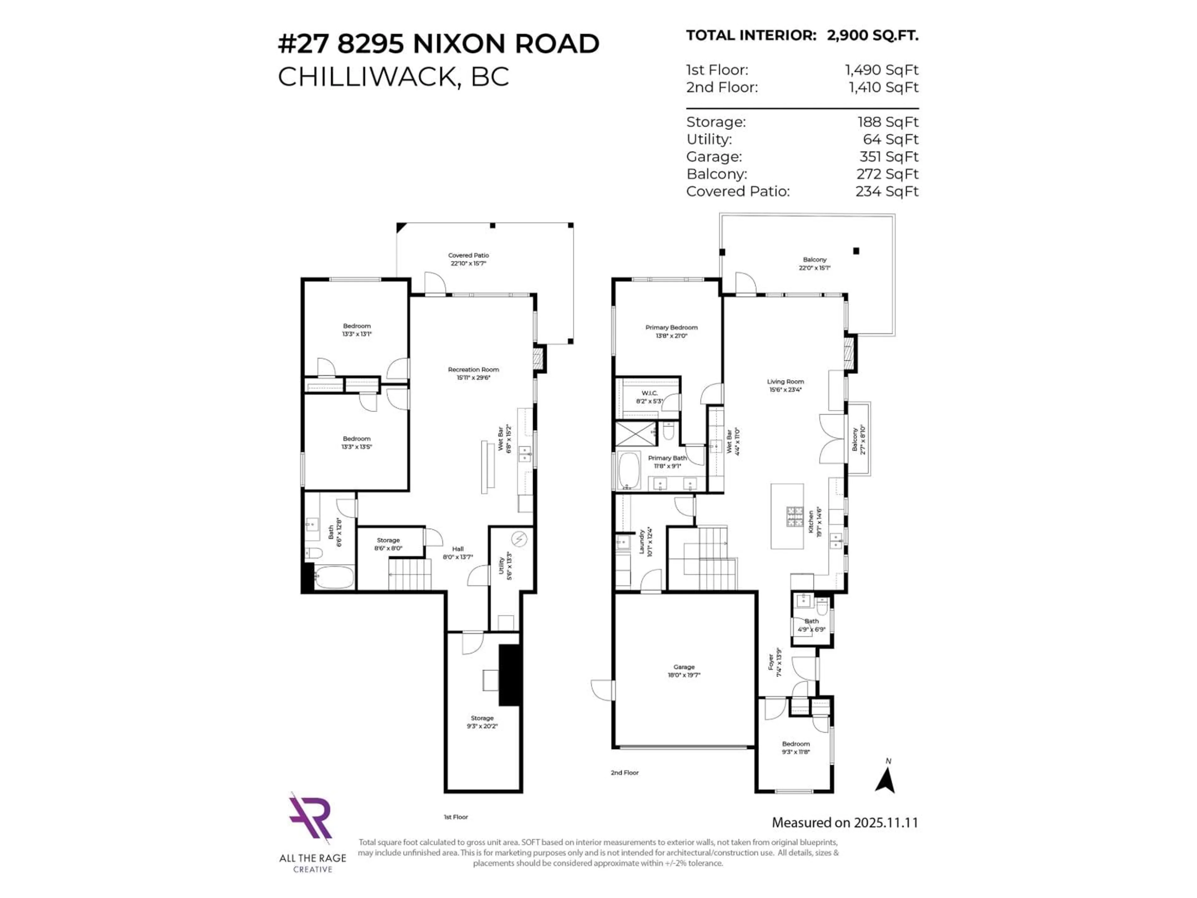 Floor plan for 27 - 8295 NIXON ROAD, Chilliwack British Columbia V4Z0C8