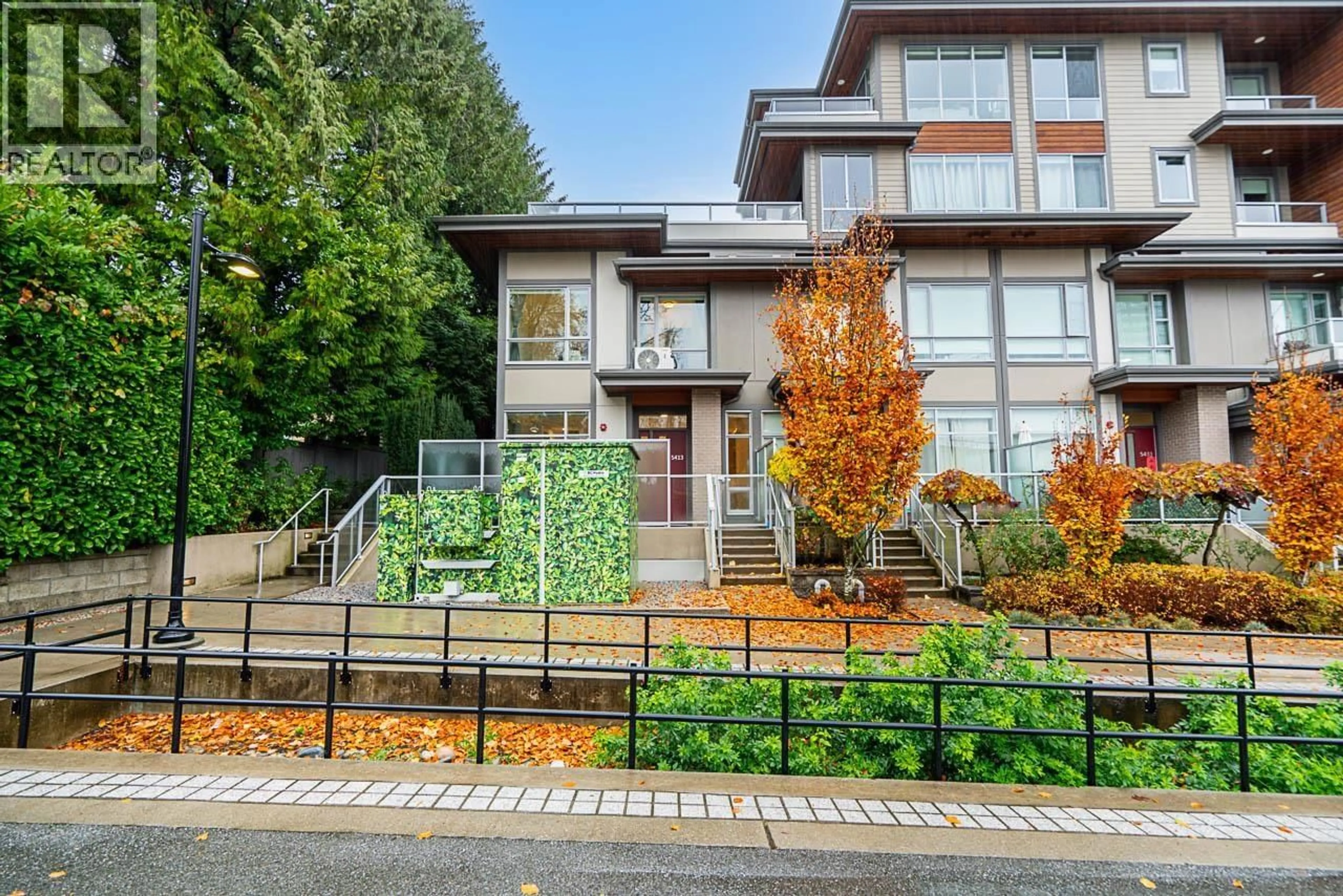 Home with brick exterior material, street for 5413 LOUGHEED HWY, Burnaby British Columbia V5B0B4