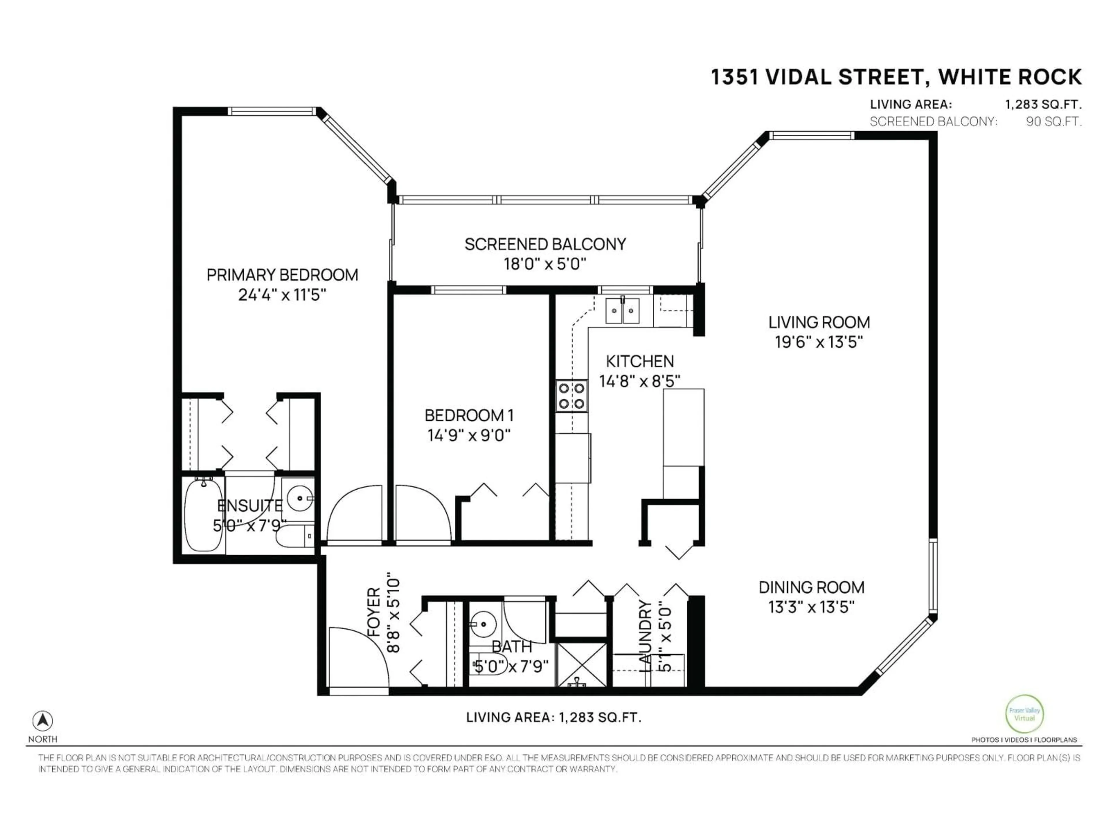 Floor plan for 304 - 1351 VIDAL STREET, White Rock British Columbia V4B5G7