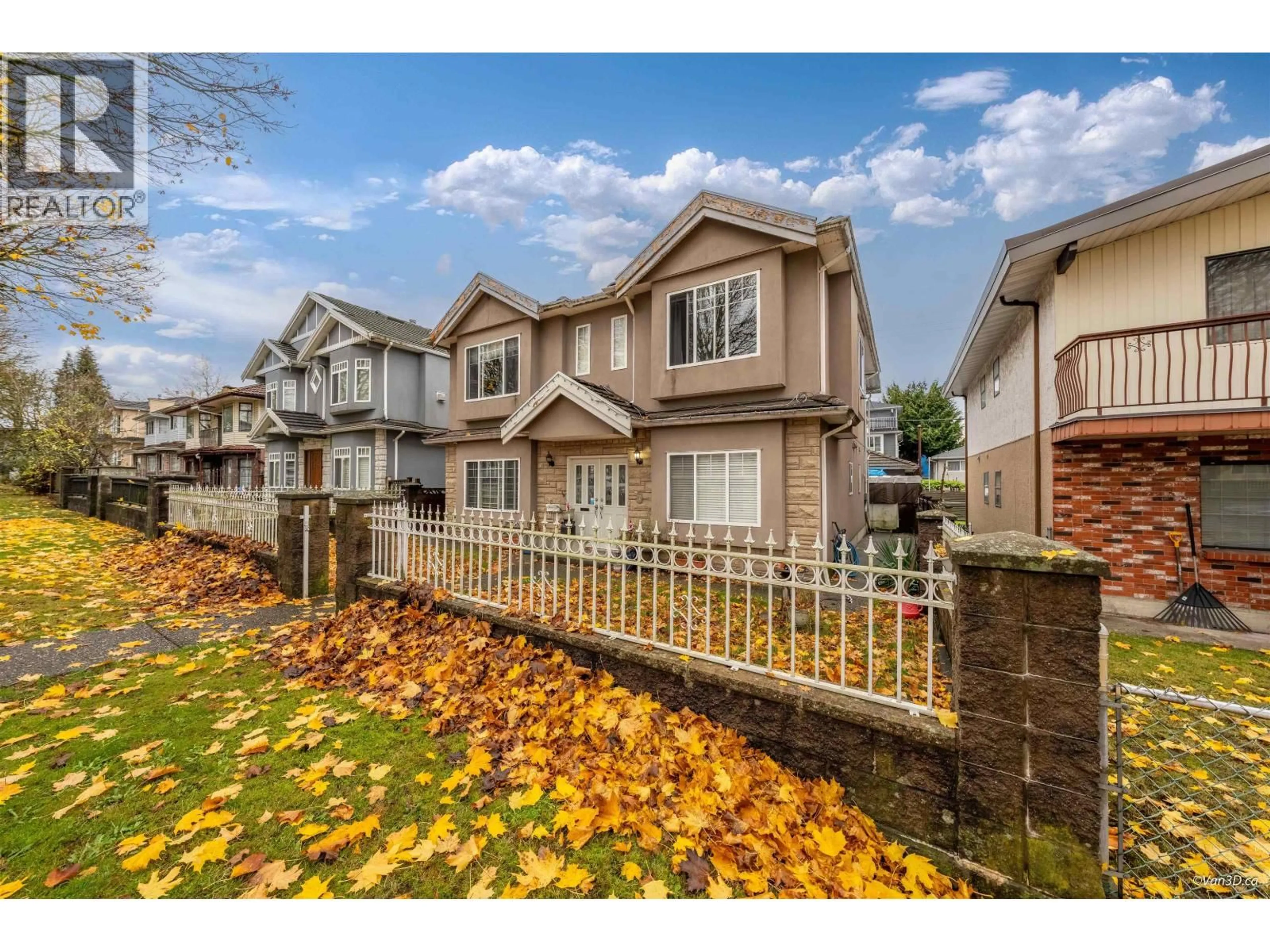 Home with vinyl exterior material, street for 5093 HIGHGATE STREET, Vancouver British Columbia V5R3G9