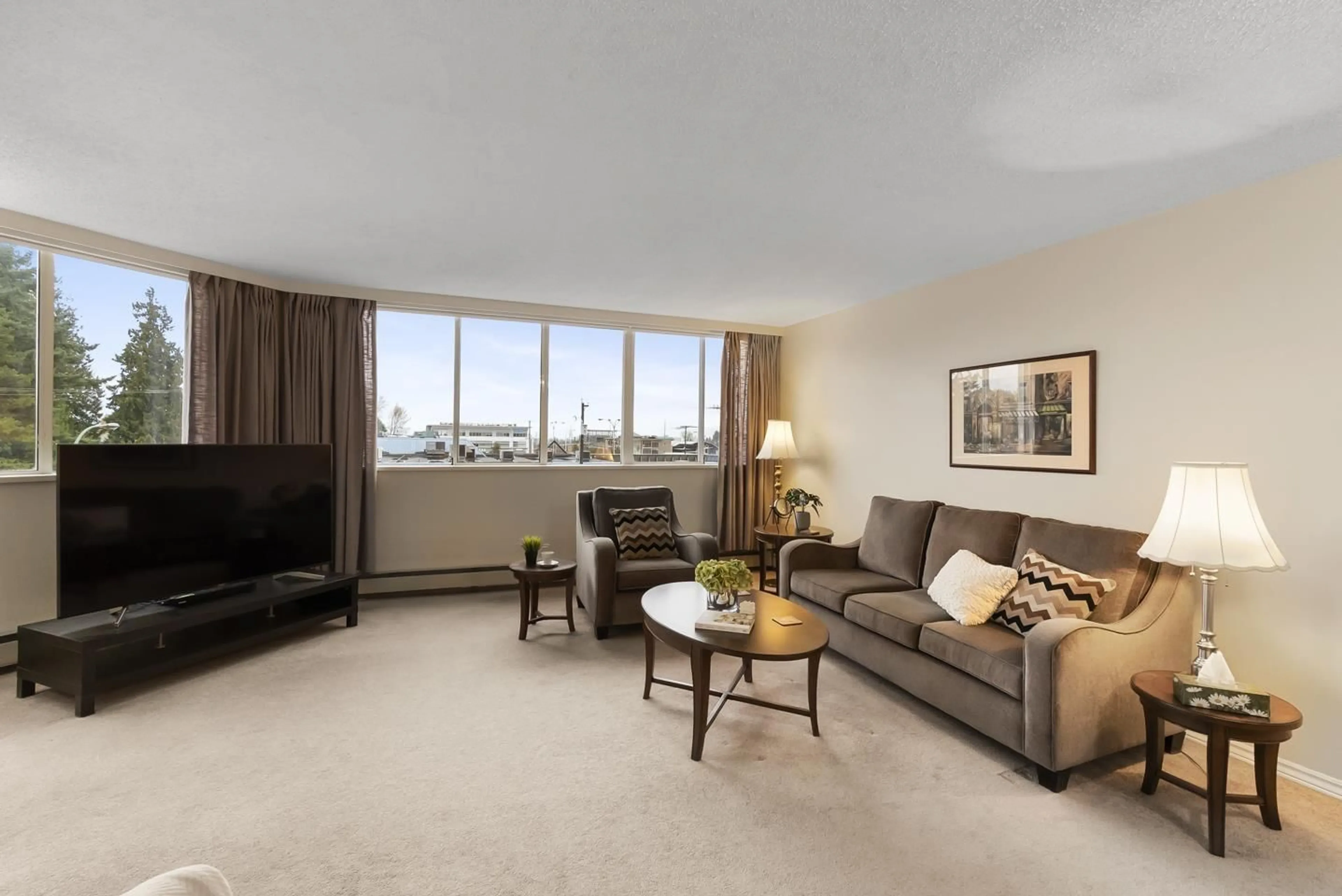 Living room with furniture, unknown for 308 - 11881 88, Delta British Columbia V4C8A2