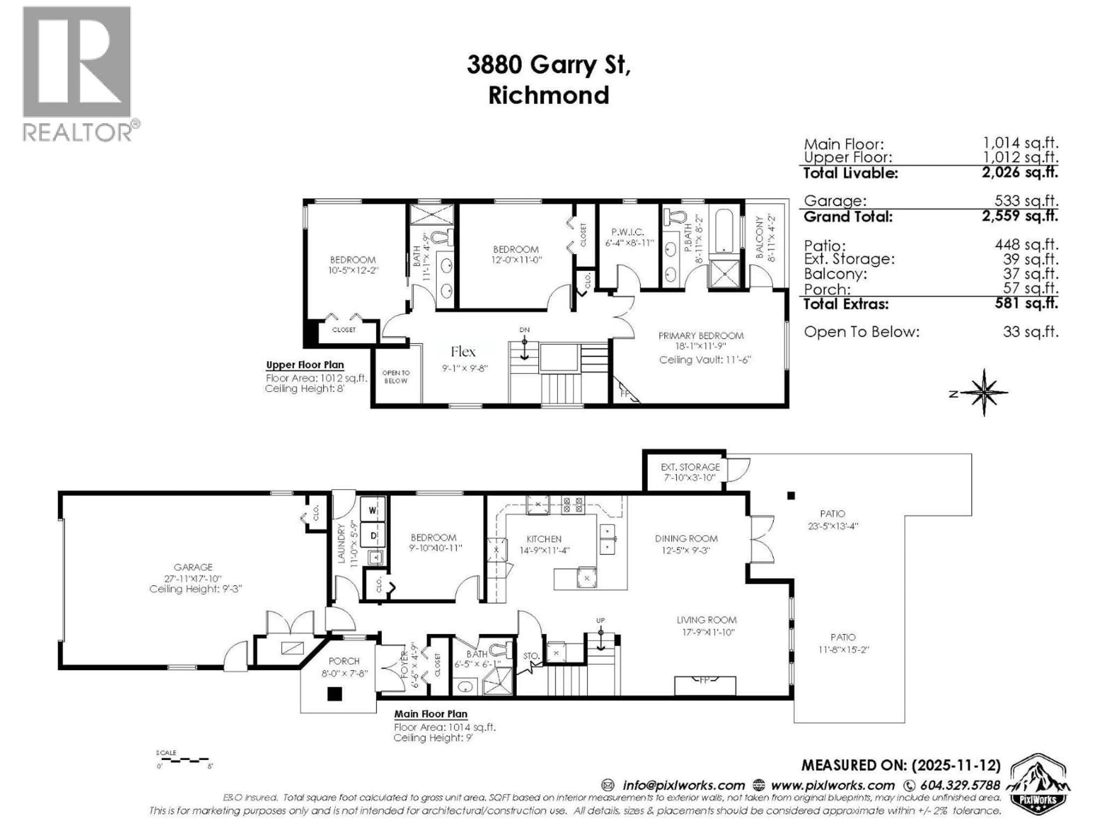 Floor plan for 3880 GARRY STREET, Richmond British Columbia V7E2T8