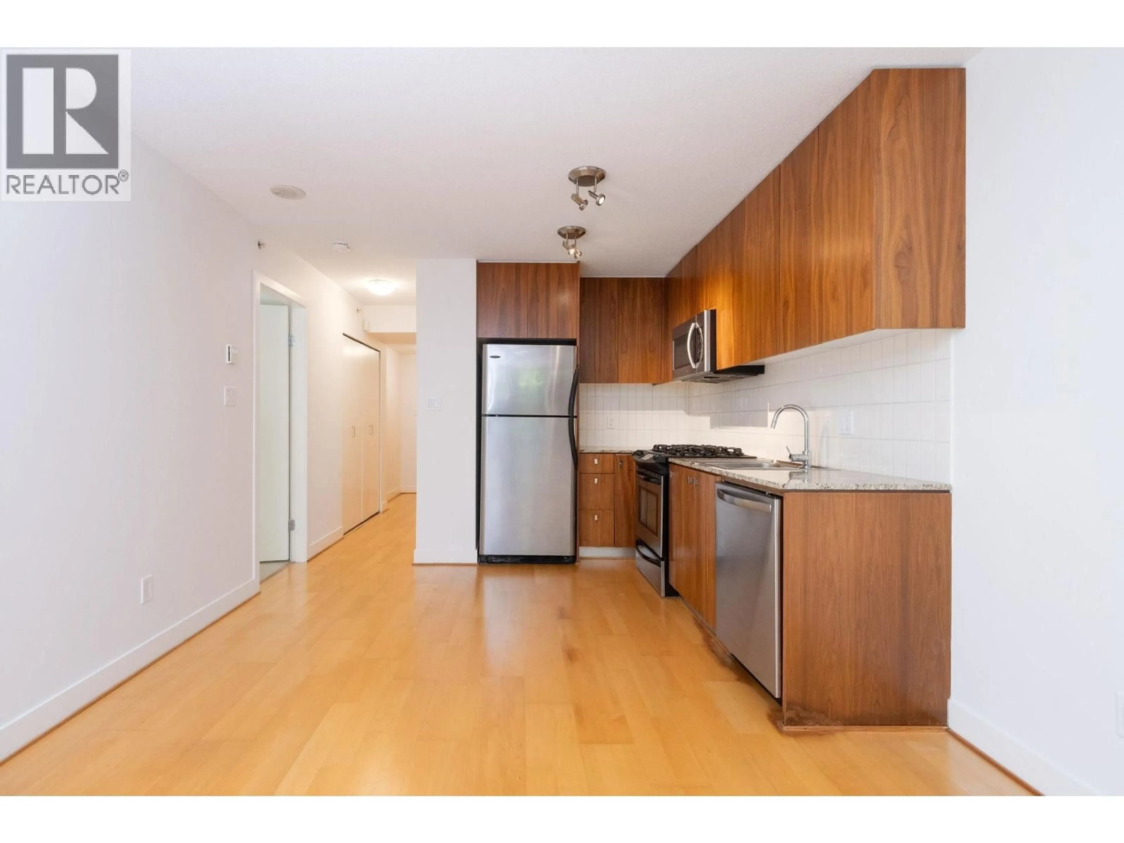 Standard kitchen, wood/laminate floor for 302 - 1030 BROADWAY STREET, Vancouver British Columbia V6B4J5