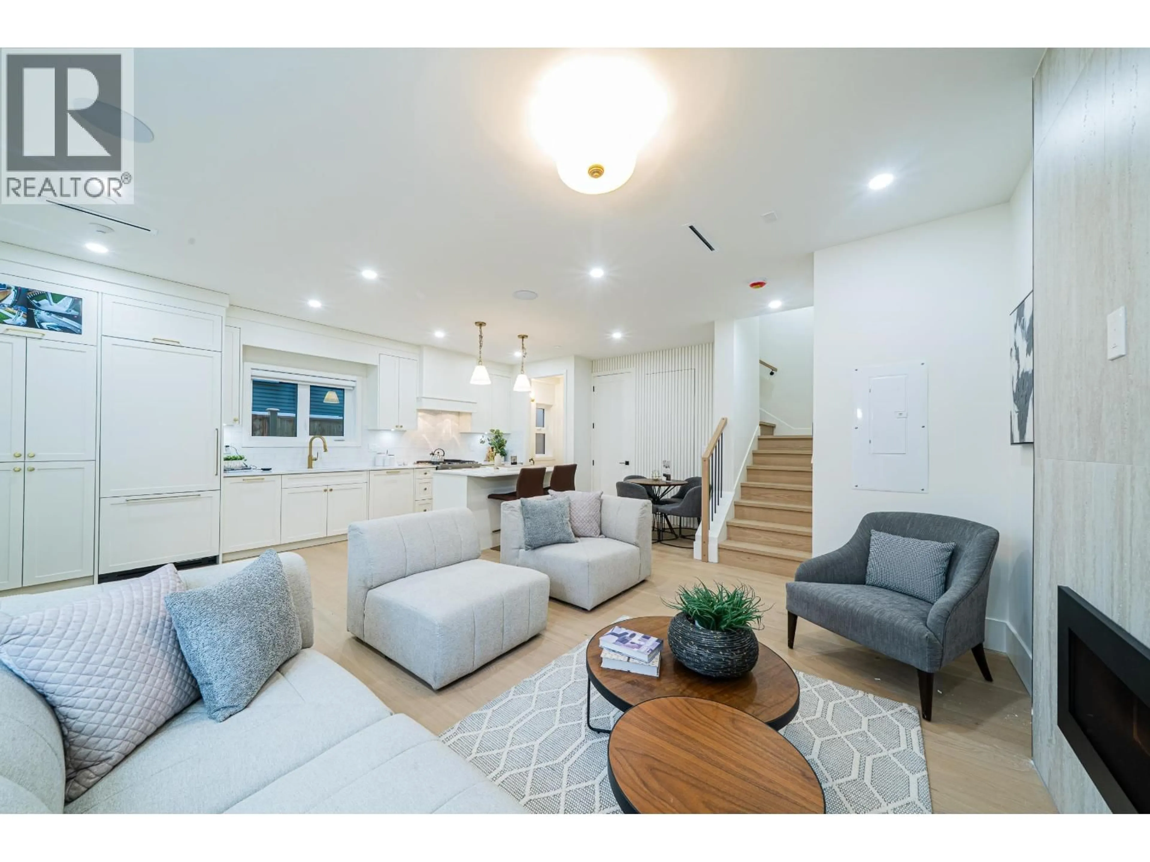 Living room with furniture, unknown for 3460 WELWYN STREET, Vancouver British Columbia V5N3Y7