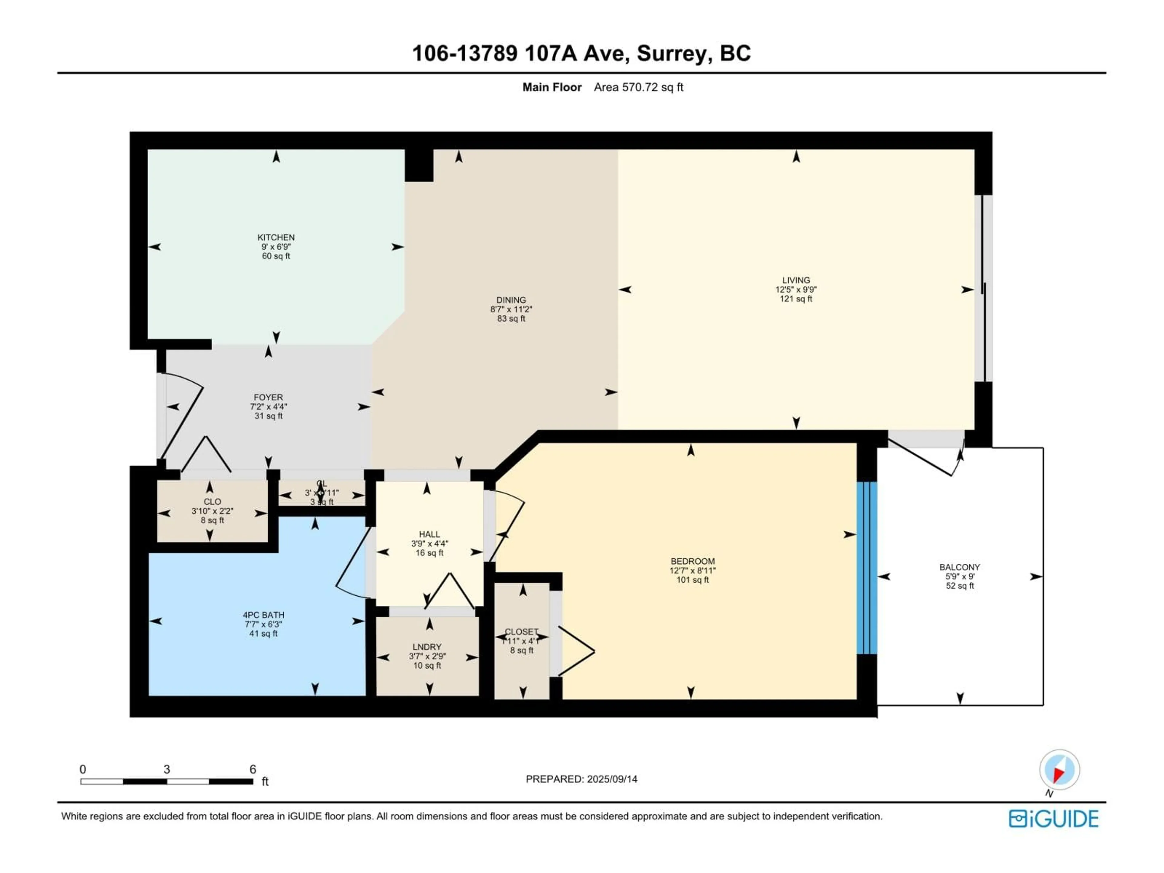 Floor plan for 106 - 13789 107A AVENUE, Surrey British Columbia V3S0B8