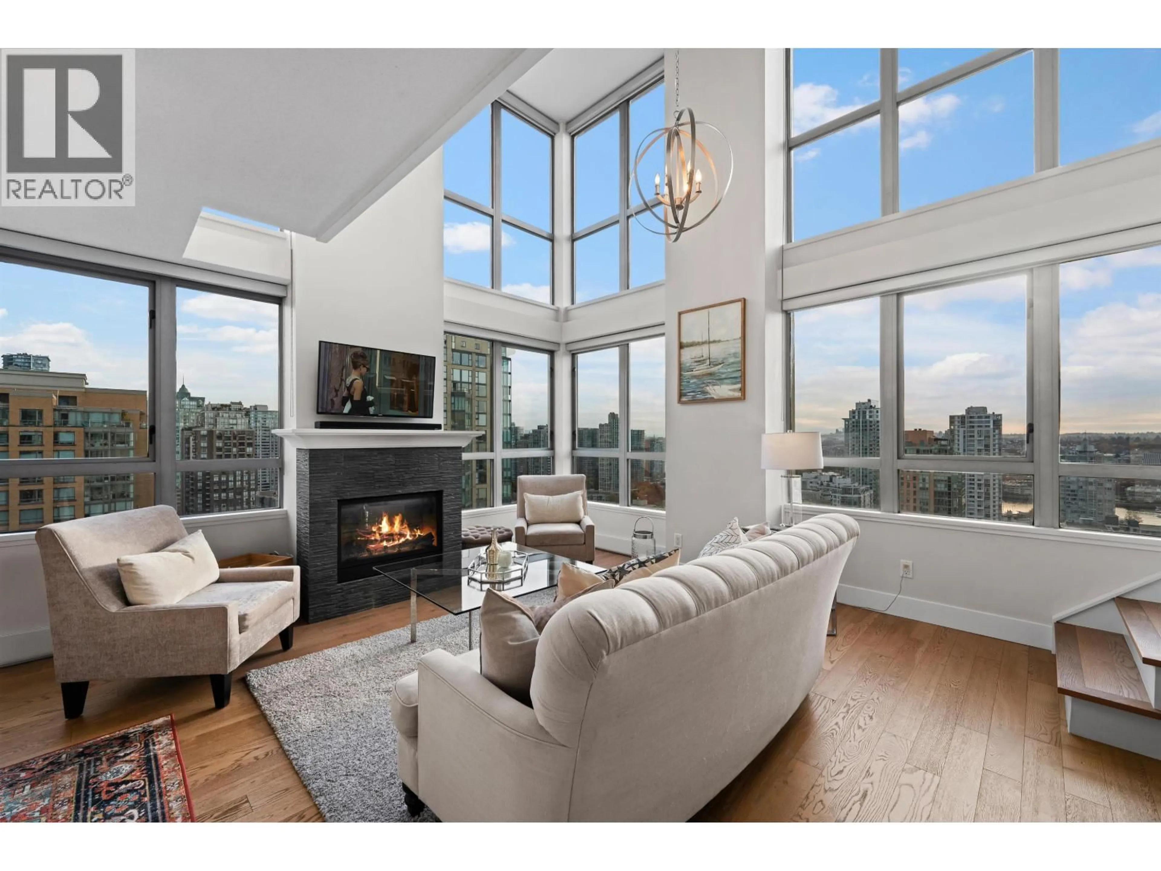 Living room with furniture, unknown for 2204 - 1238 RICHARDS STREET, Vancouver British Columbia V6B6M6