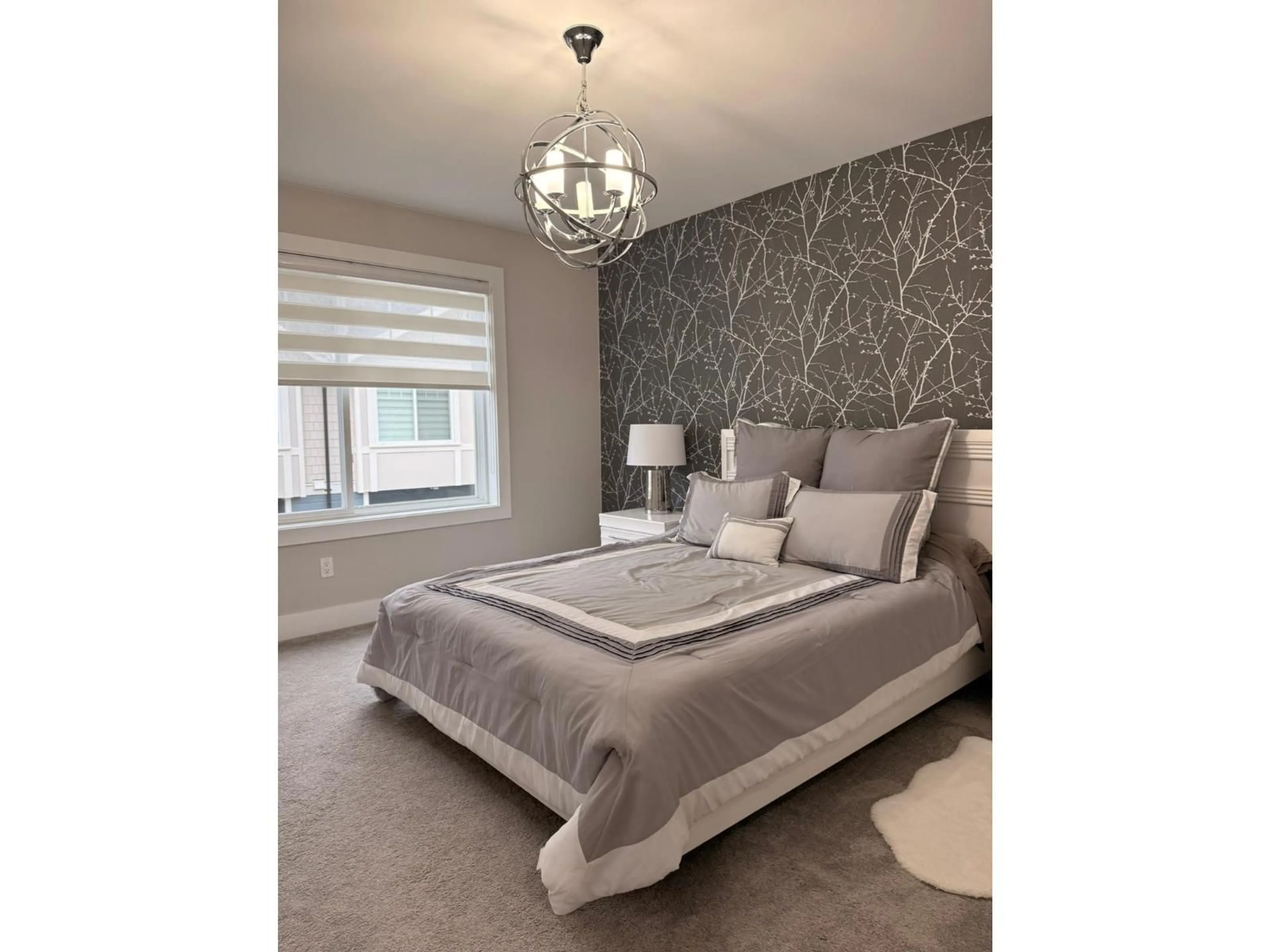 Bedroom with bed, carpet floor for 11 - 19501 74 AVENUE, Surrey British Columbia V4N6V7