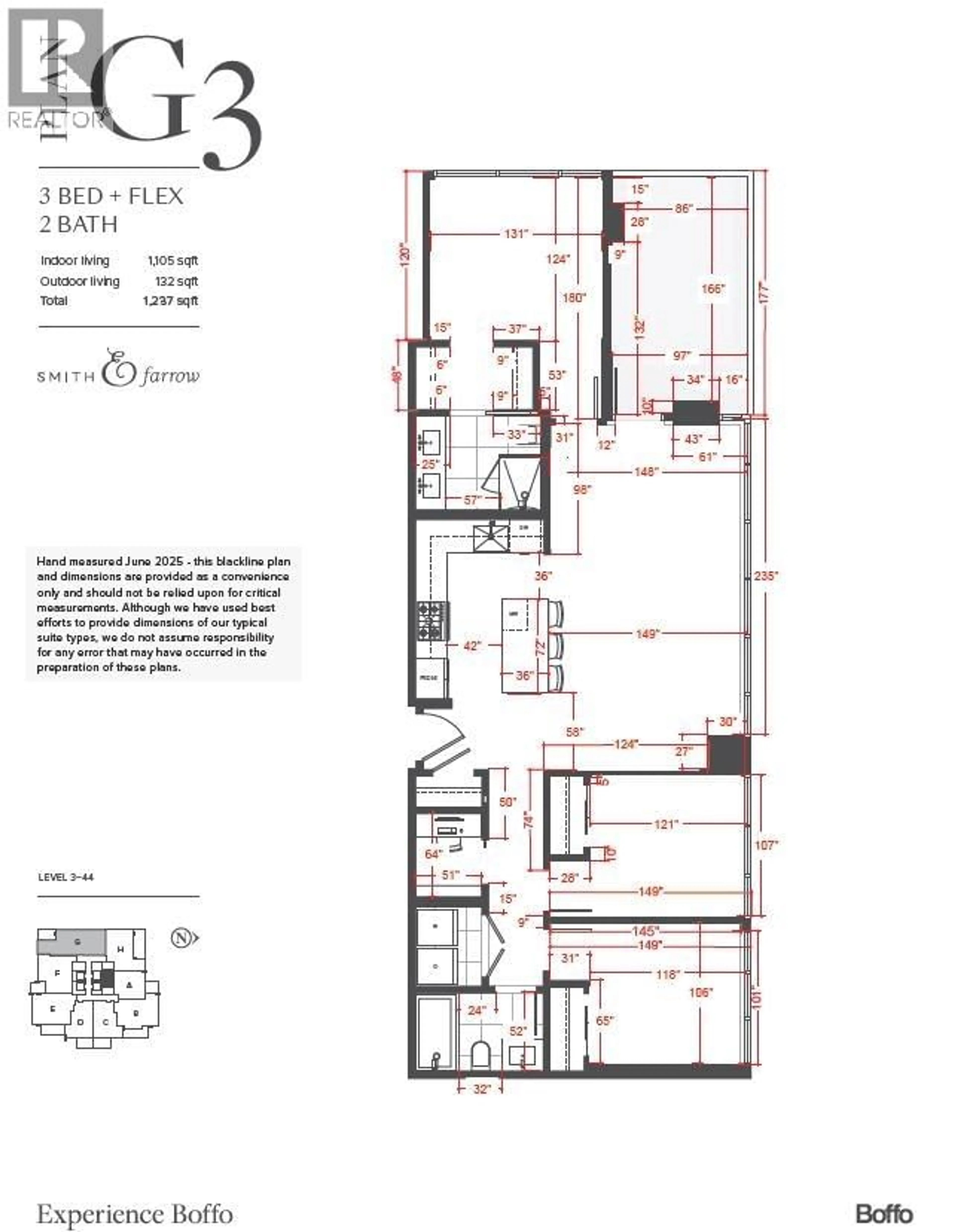 Floor plan for 1707 - 720 FARROW STREET, Coquitlam British Columbia V3J0P3