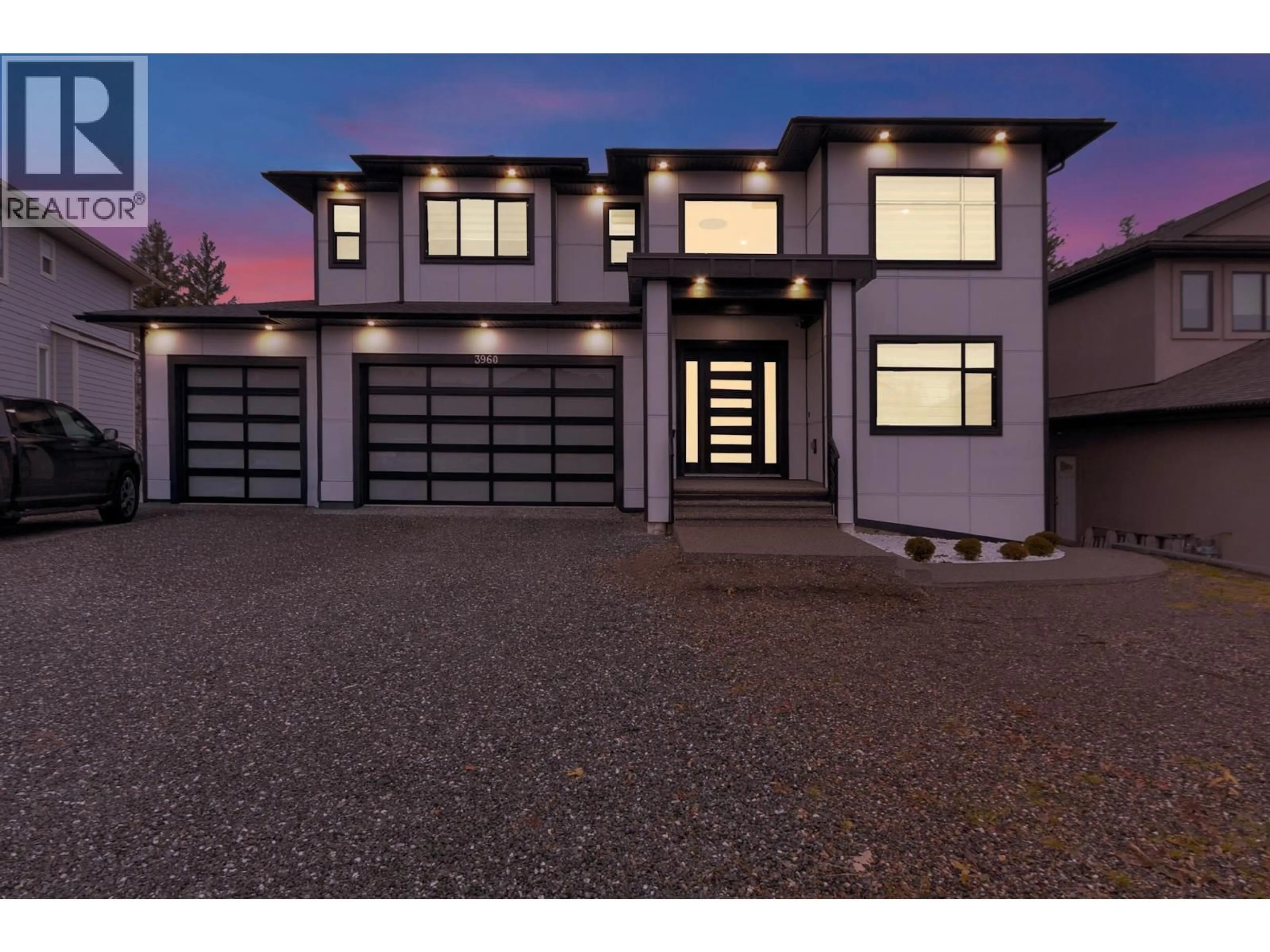 Home with brick exterior material, street for 3960 BARNES DRIVE, Prince George British Columbia V2N0G3