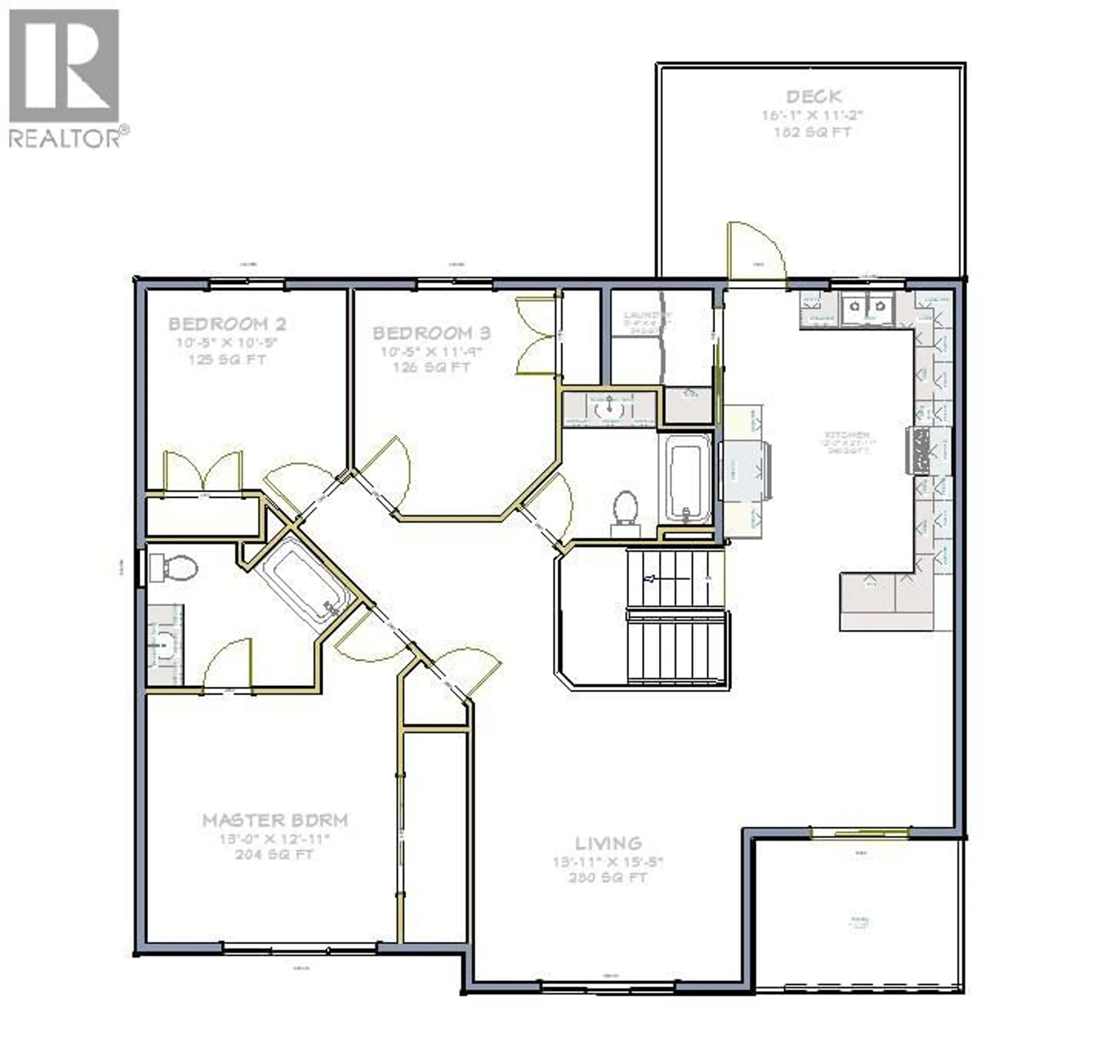 Floor plan for 7240 HILLU ROAD, Prince George British Columbia V2K0B4