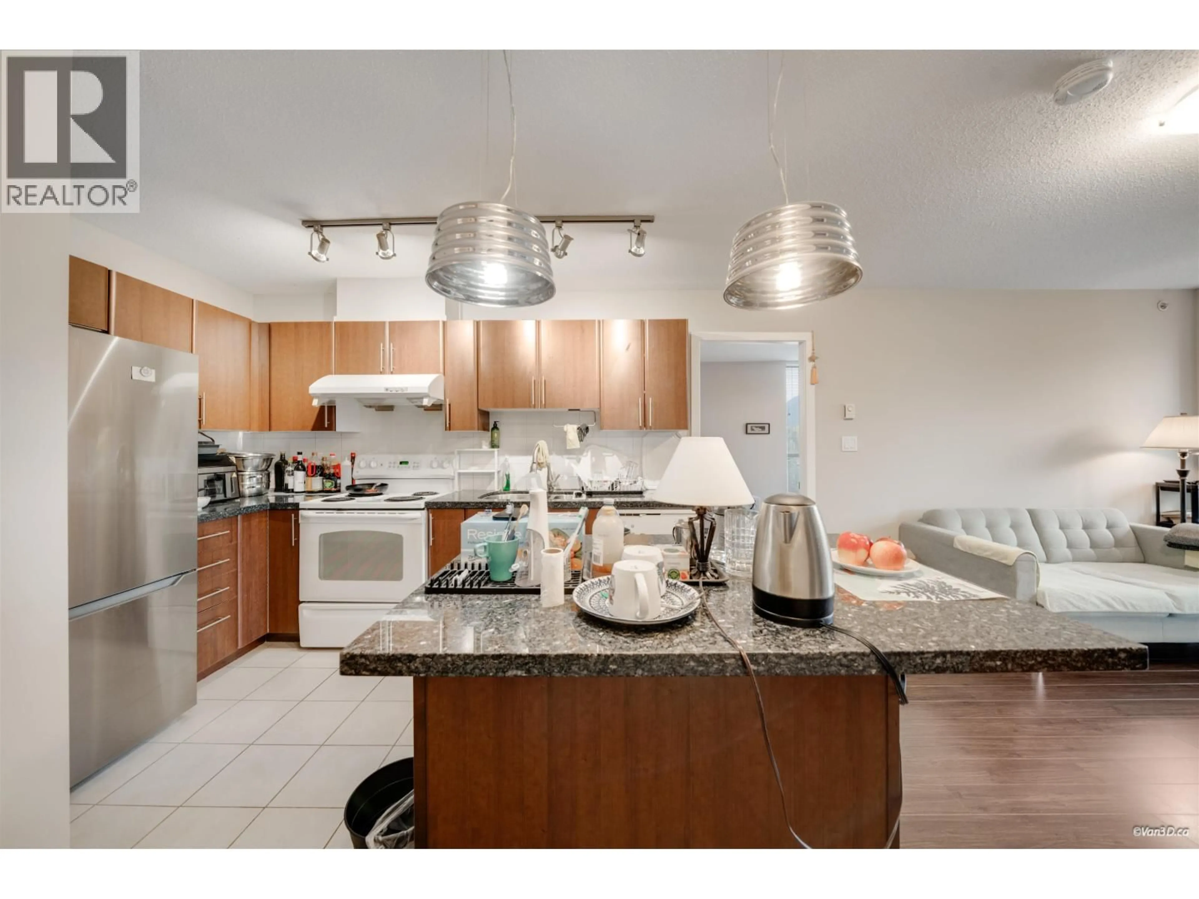 Open concept kitchen, ceramic/tile floor for 1102 - 1178 HEFFLEY CRESCENT, Coquitlam British Columbia V3B0A7