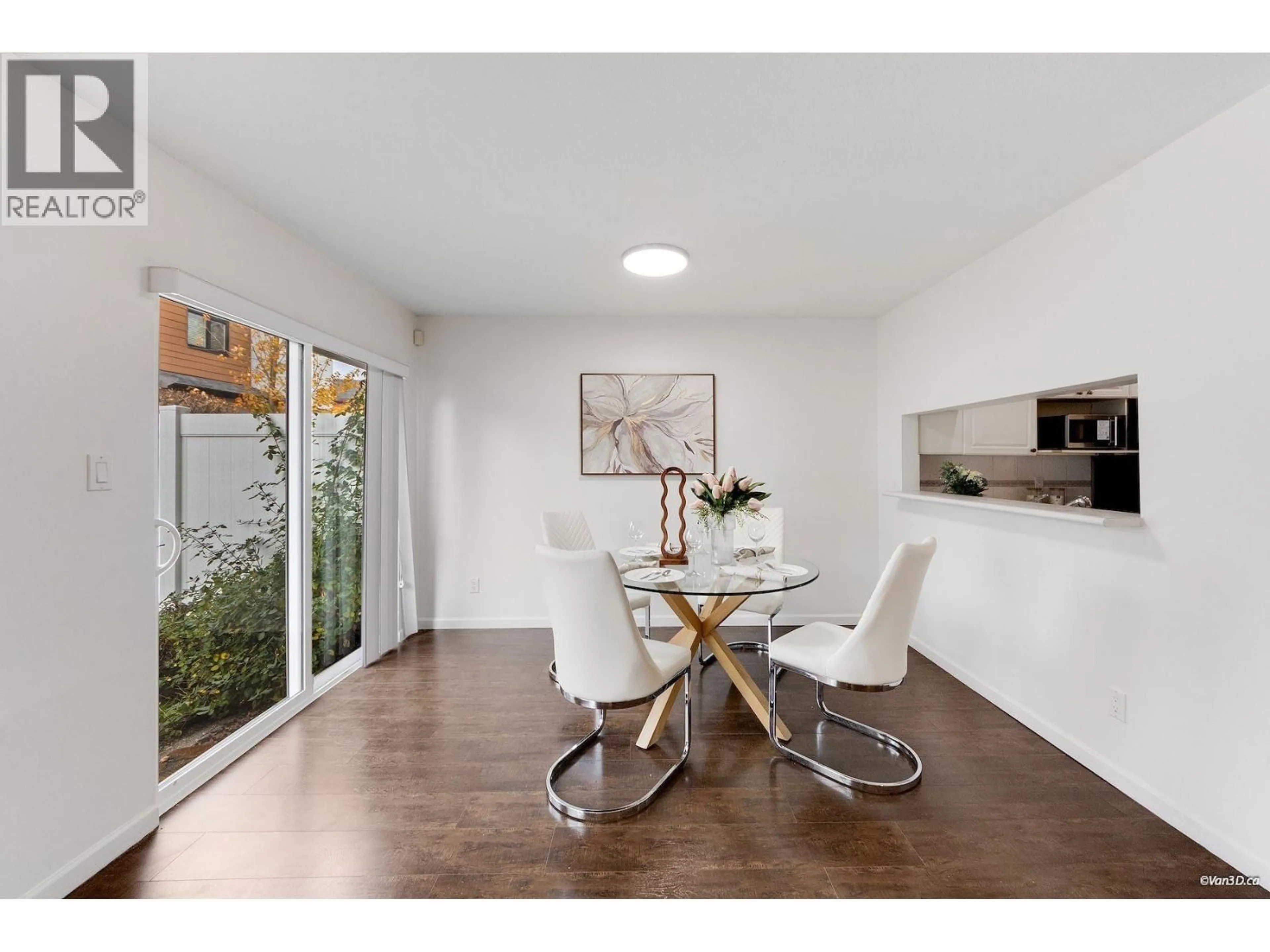 Dining room, wood/laminate floor for 4 - 10795 NO 2 ROAD, Richmond British Columbia V7E2E5