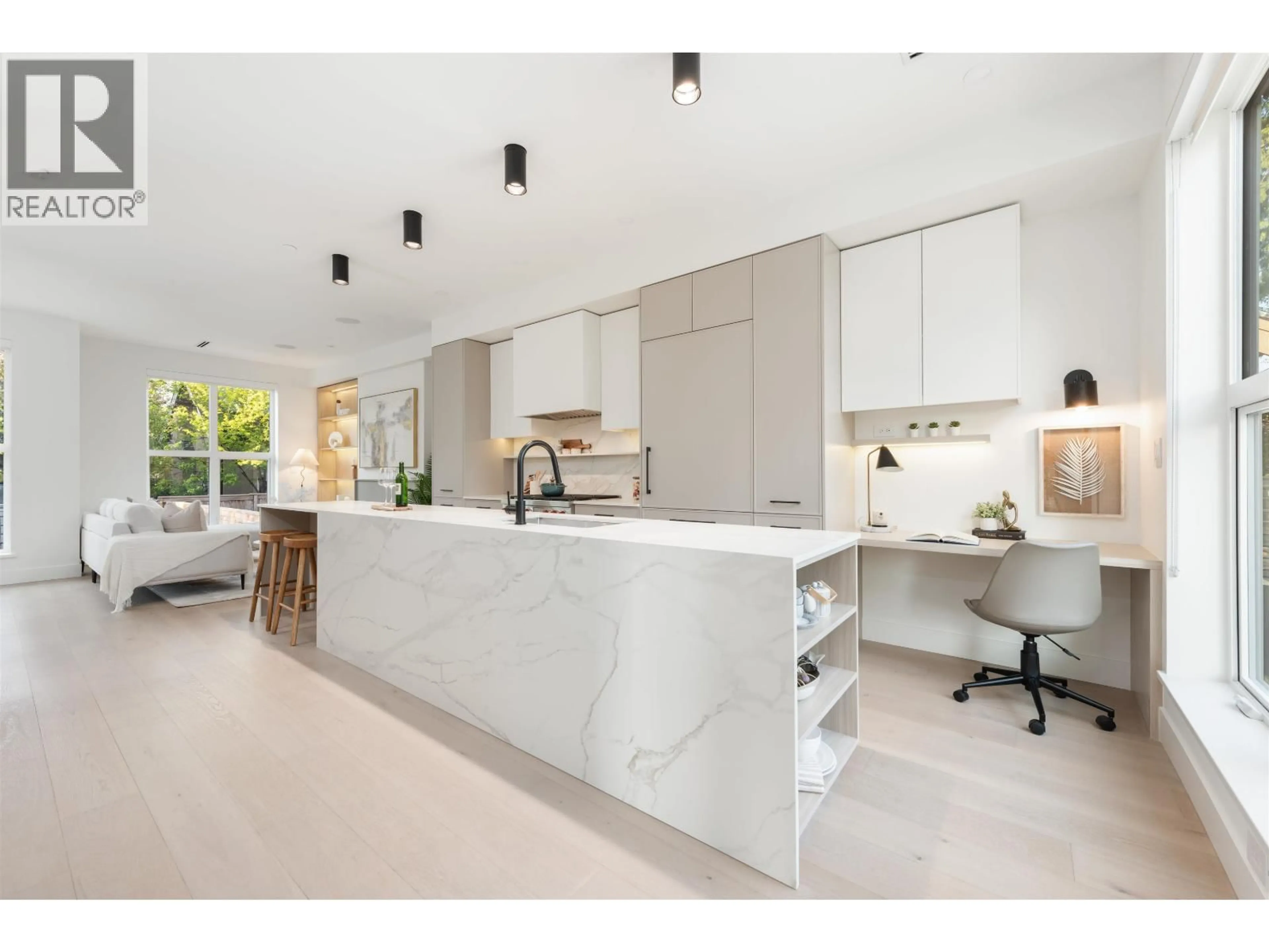 Contemporary kitchen, ceramic/tile floor for 1489 52ND AVENUE, Vancouver British Columbia V6P1H9