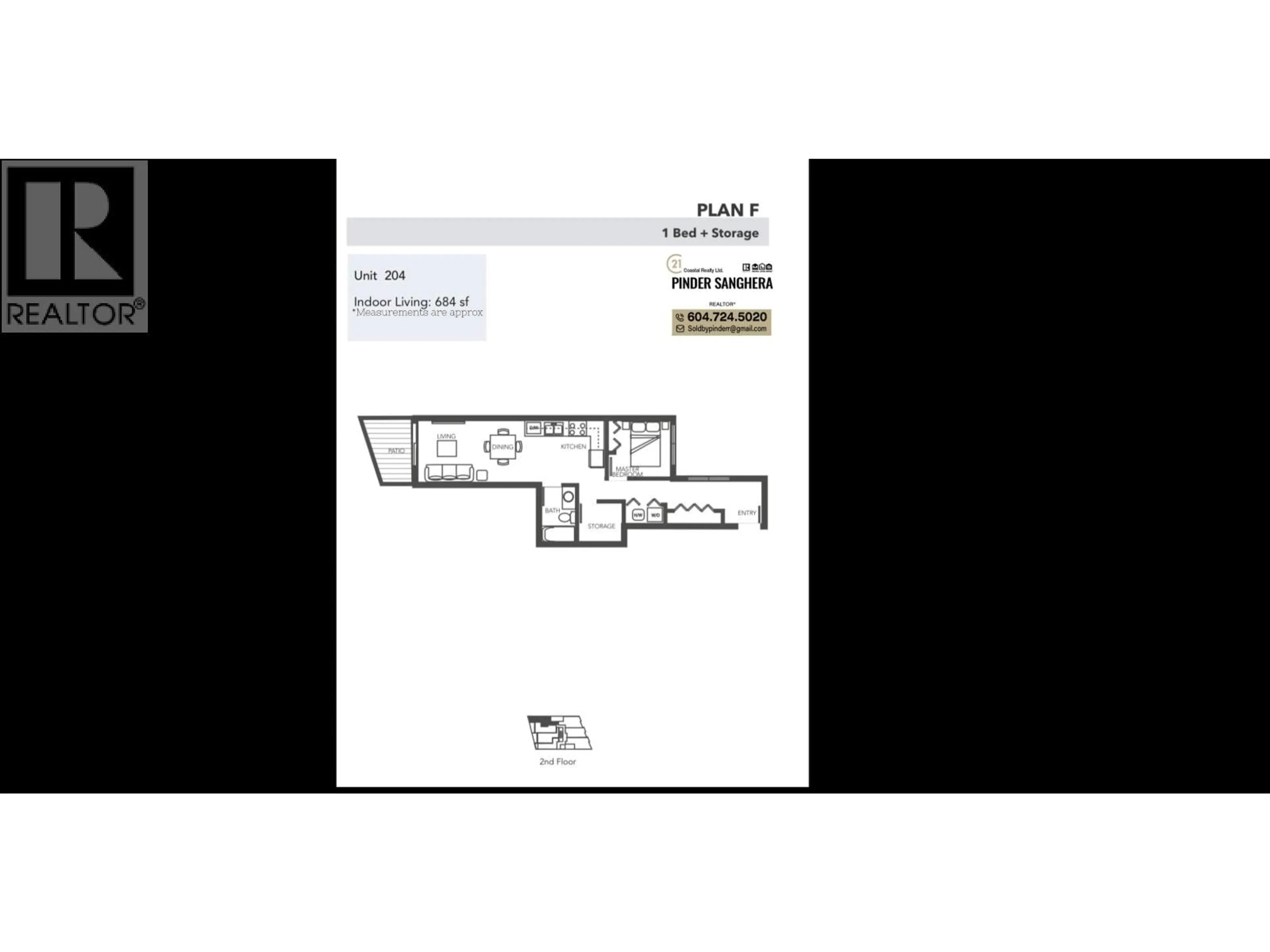 Floor plan for 204 - 3050 KINGSWAY, Vancouver British Columbia V5R5J7