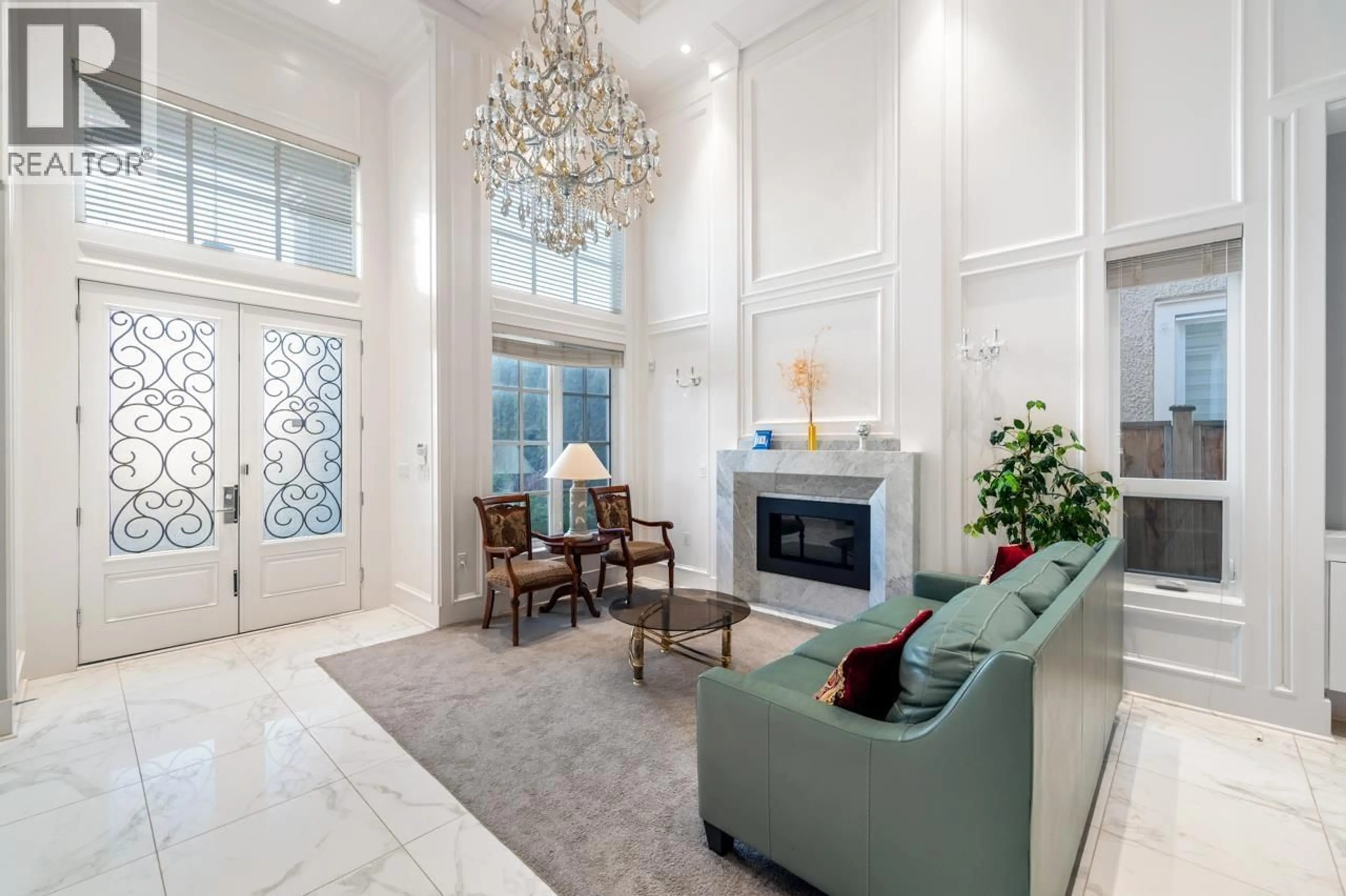 Living room with furniture, ceramic/tile floor for 3906 LOCKHART ROAD, Richmond British Columbia V7C1M3