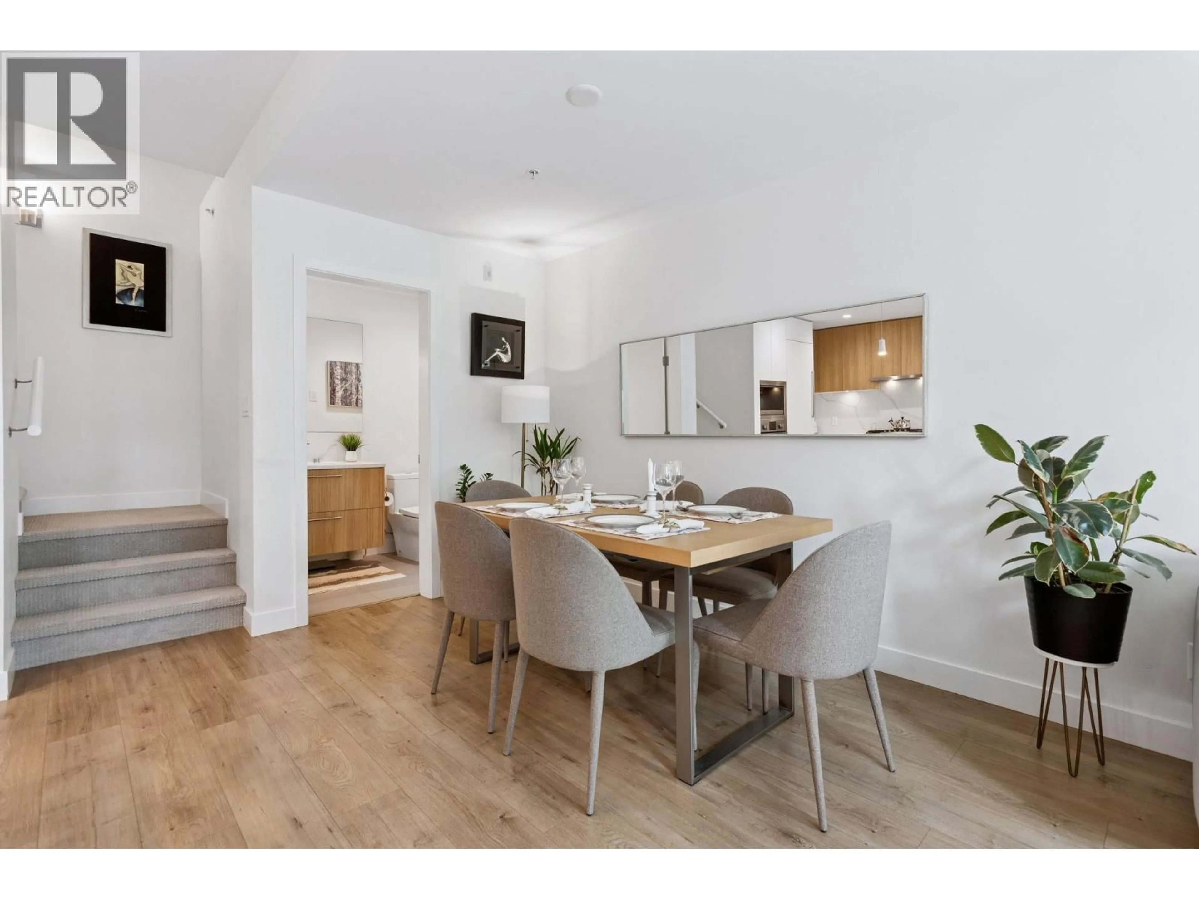 Dining room, wood/laminate floor for 173 - 2035 GLENAIRE DRIVE, North Vancouver British Columbia V7P1Y2