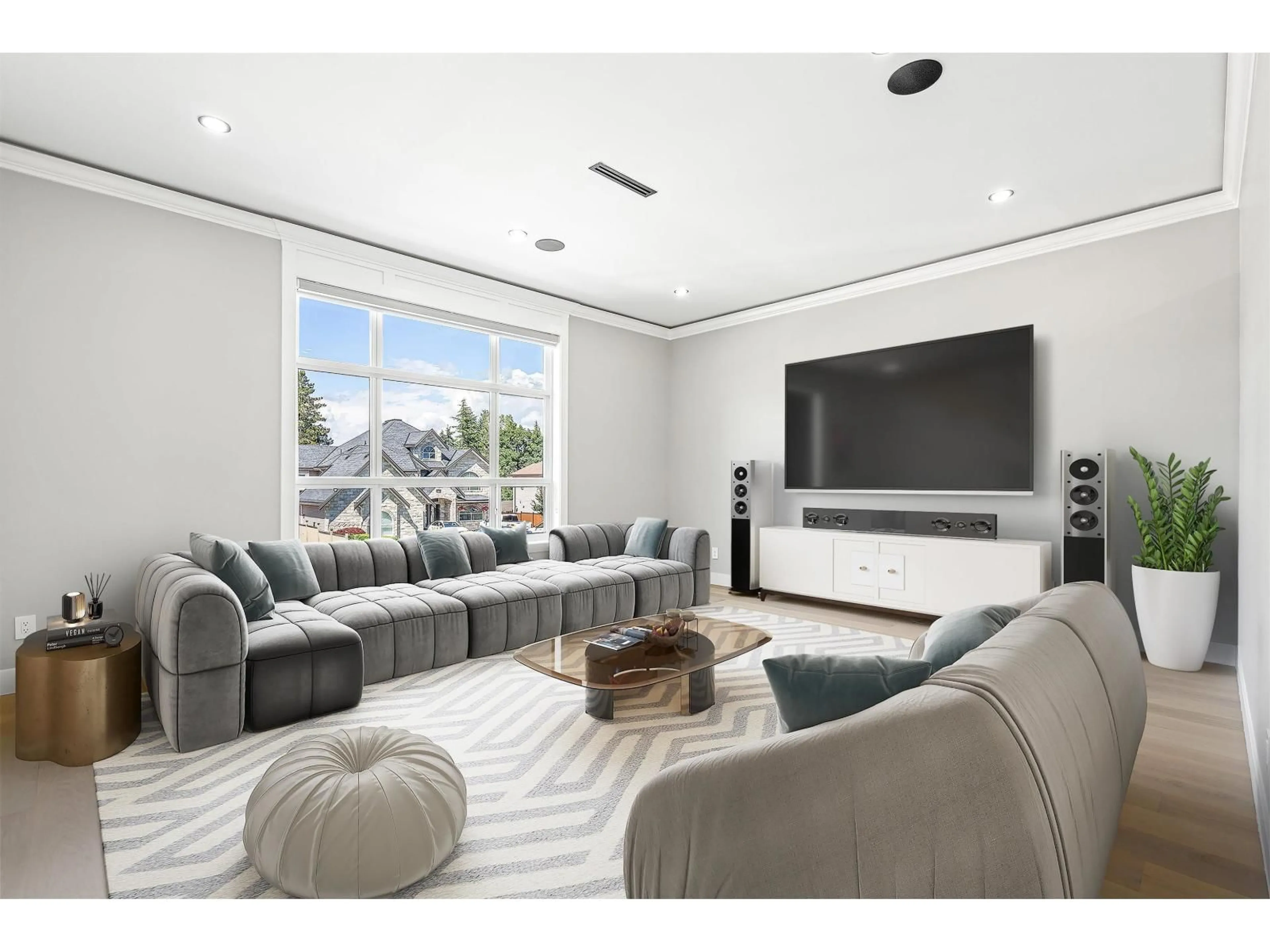 Home theater for 13830 78A, Surrey British Columbia V3W2Y5