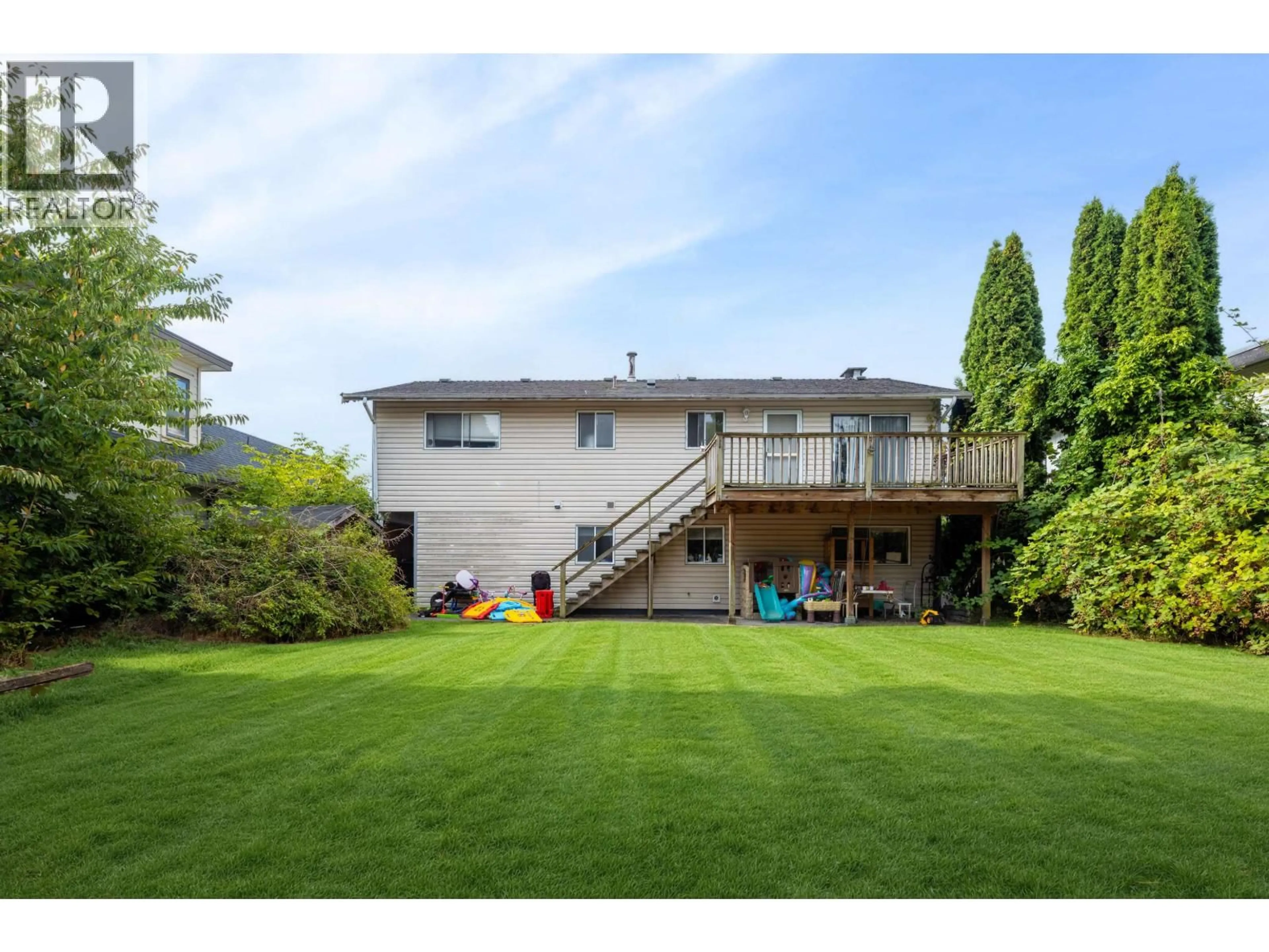 A pic from outside/outdoor area/front of a property/back of a property/a pic from drone, unknown for 4851 MCLURE AVENUE, Richmond British Columbia V7C4K1