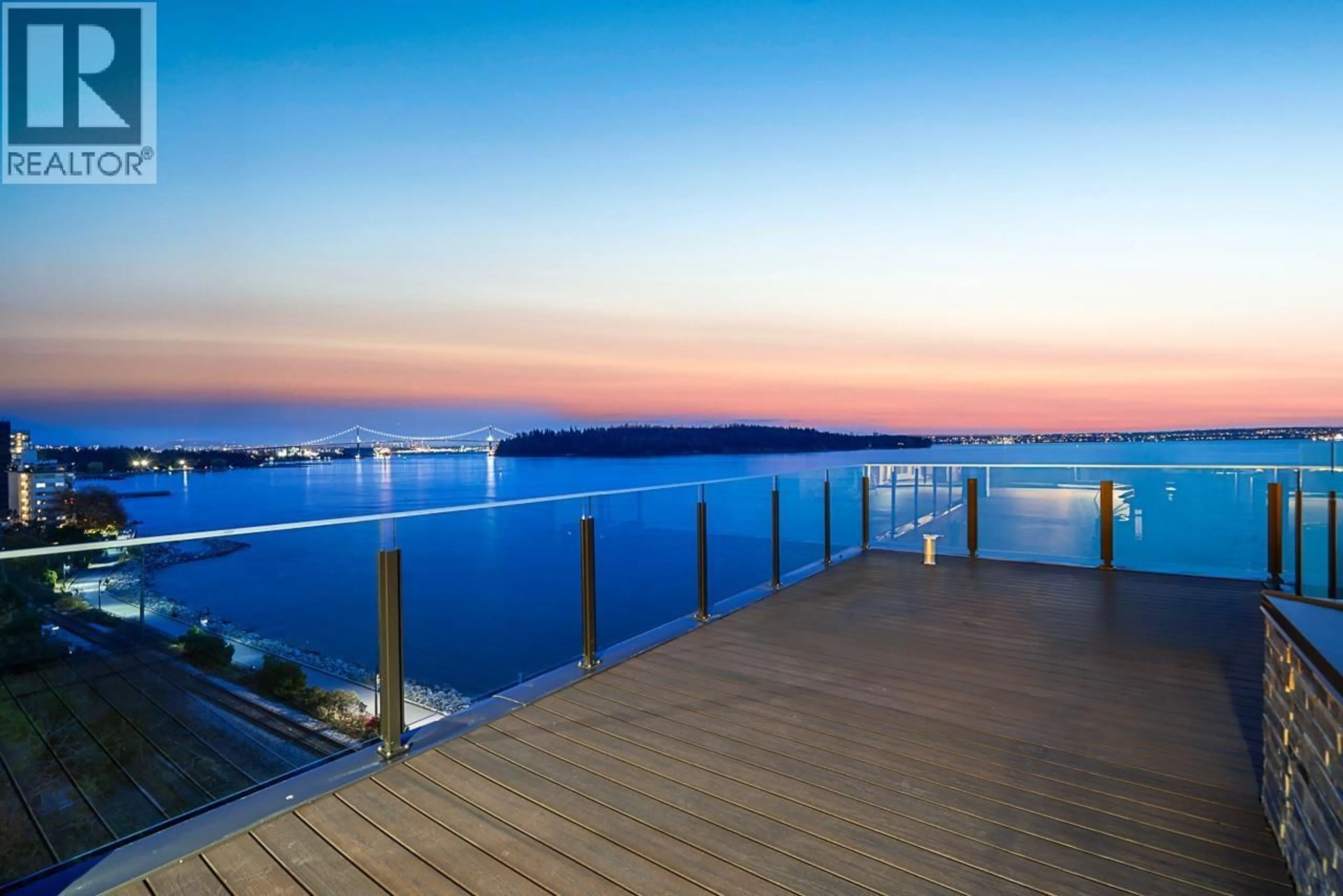 Patio, water/lake/river/ocean view for 602 - 2090 ARGYLE AVENUE, West Vancouver British Columbia V7V4R4